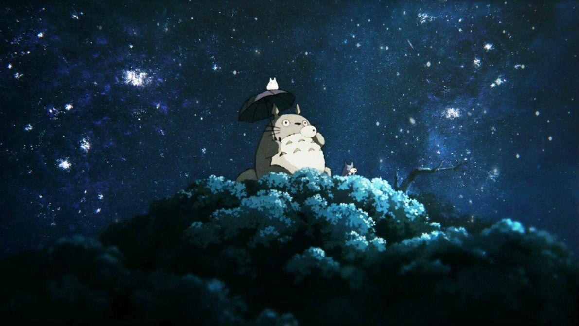 Hình nền máy tính miễn phí 1191x671: Totoro (bởi ElizabethCute1998). Máy tính để bàn