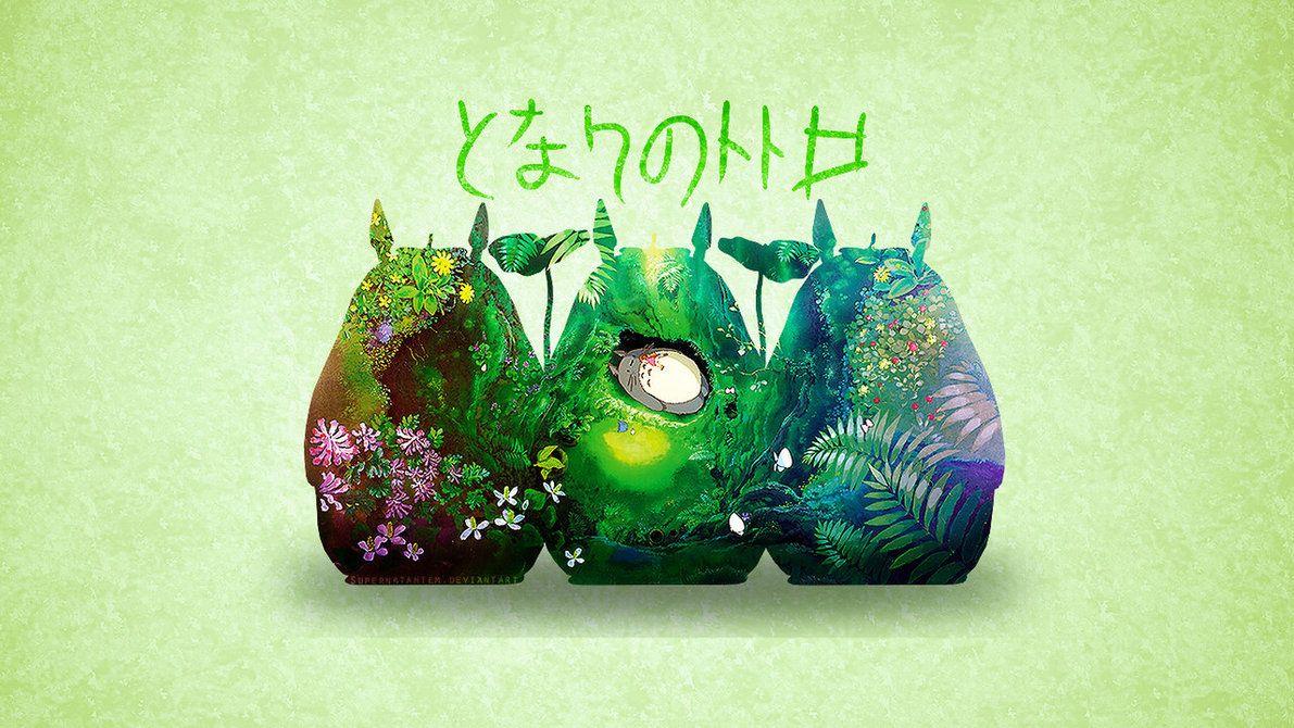 Totoro Laptop Wallpapers Top Free Totoro Laptop Backgrounds Wallpaperaccess