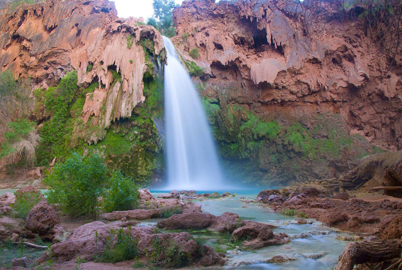 1280x860 Desktop Wallpaper Grand Canyon Park USA Havasu Falls, Arizona HDRI