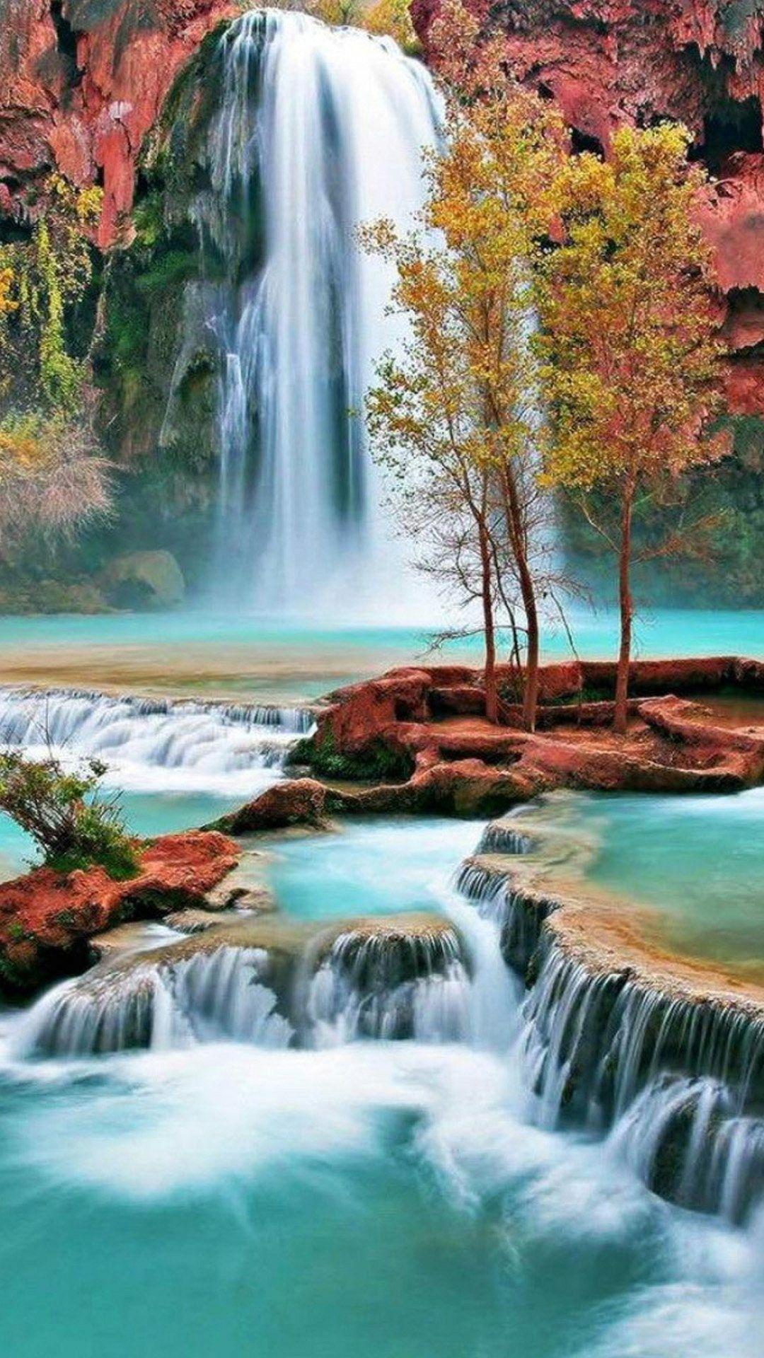 1080x1920 Waterfall wallpaper image by ROSI B on Natural Wonders. Beautiful
