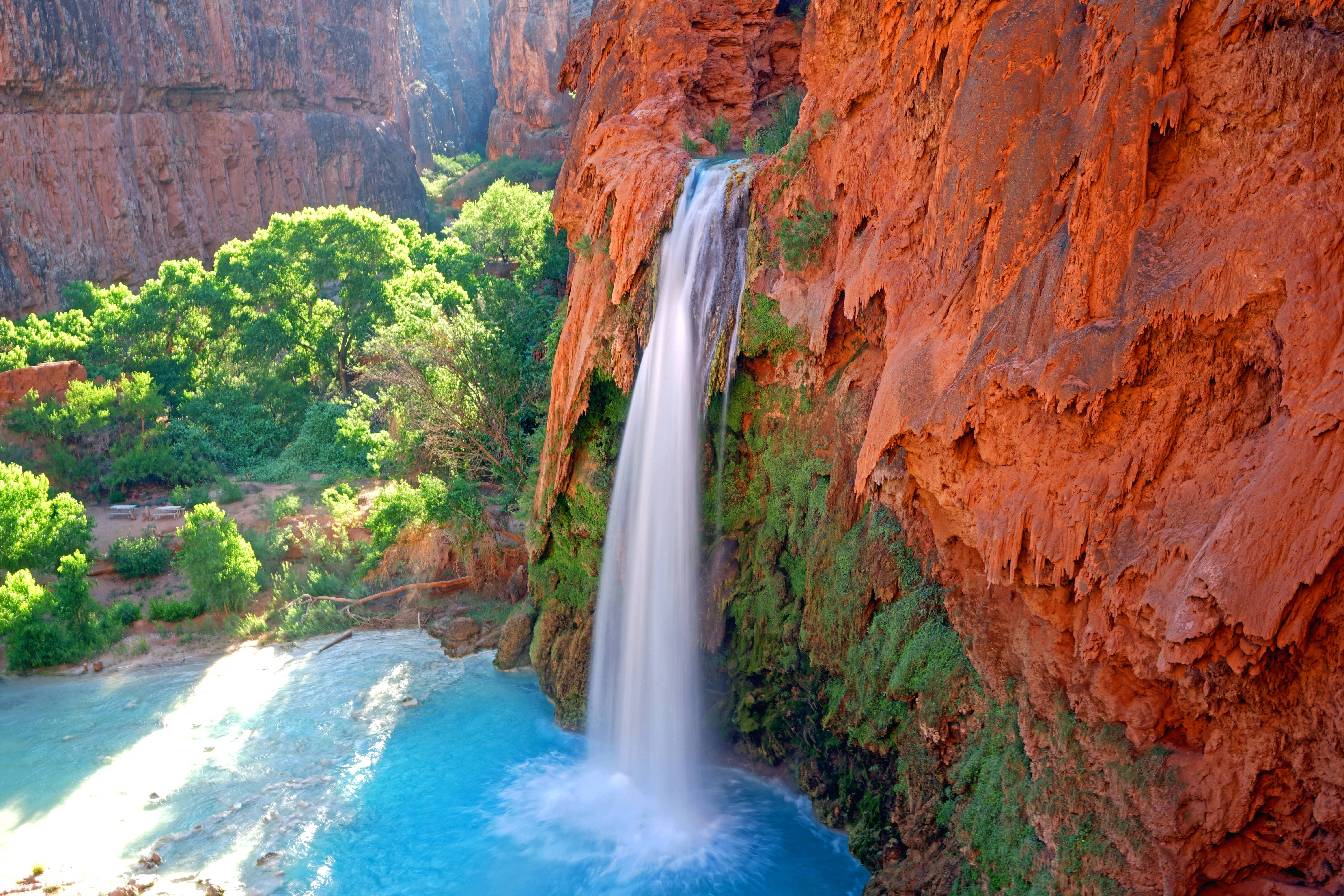 6000x4000 Canyon Oasis Falls, AZ [OC][OS][6000 x 4000]