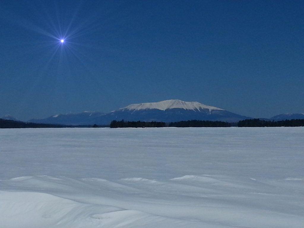 1024x768 Mount Katahdin at night. Mount Katahdin - National monuments