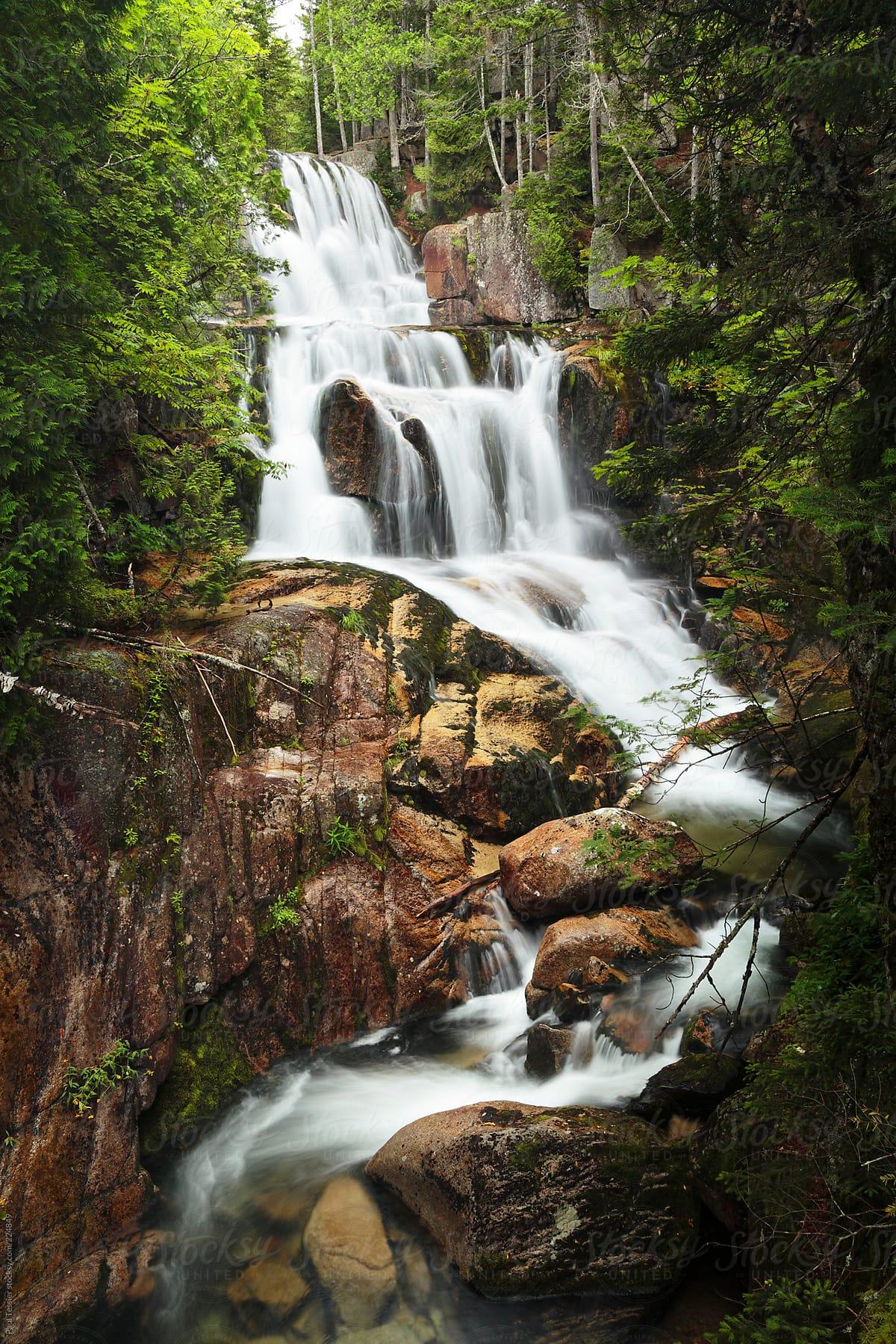 1200x1800 Katahdin Stream Falls by Paul Tessier, Waterfall
