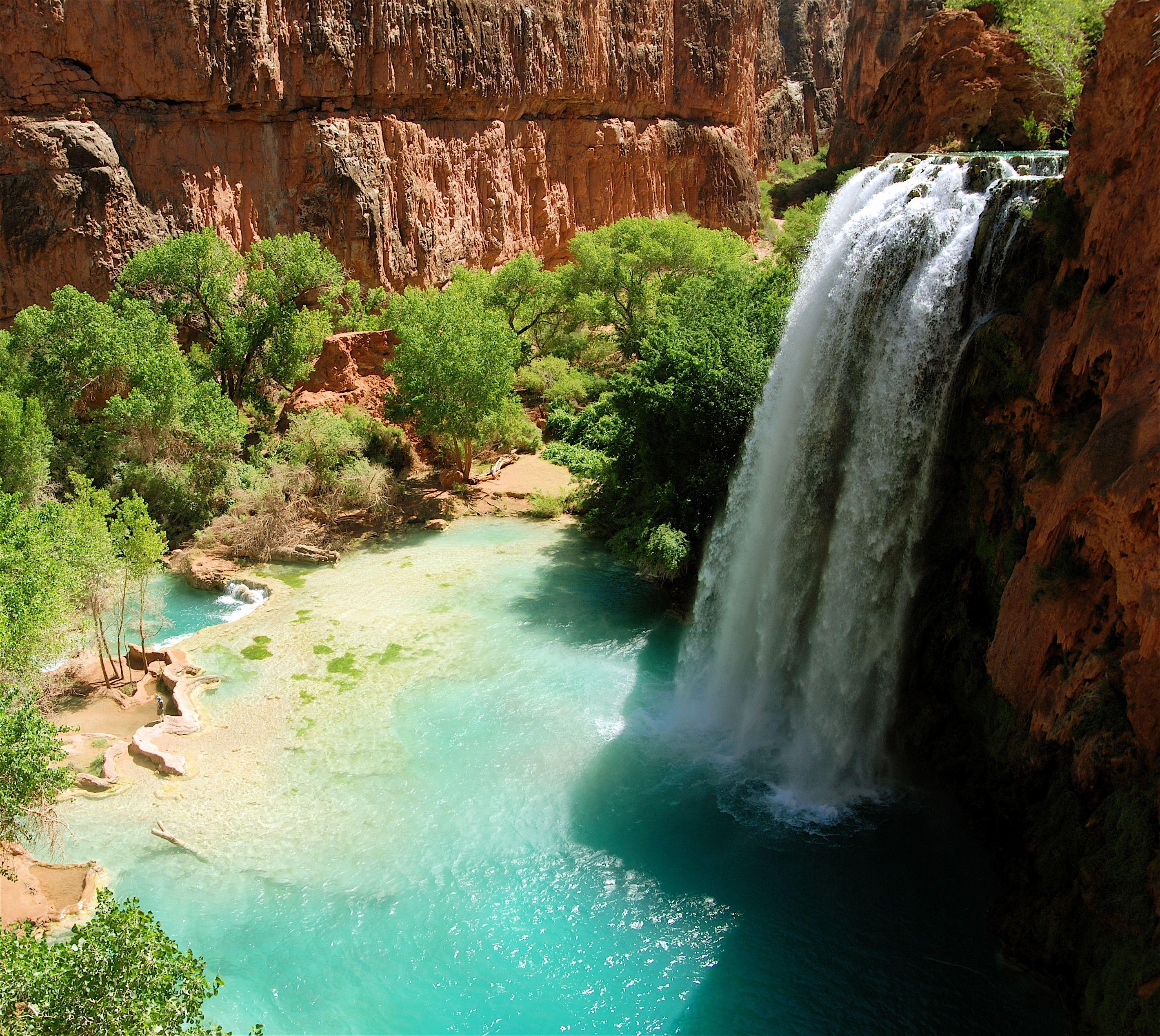 2842x2539 Havasu Falls wallpaper, Earth, HQ Havasu Falls pictureK