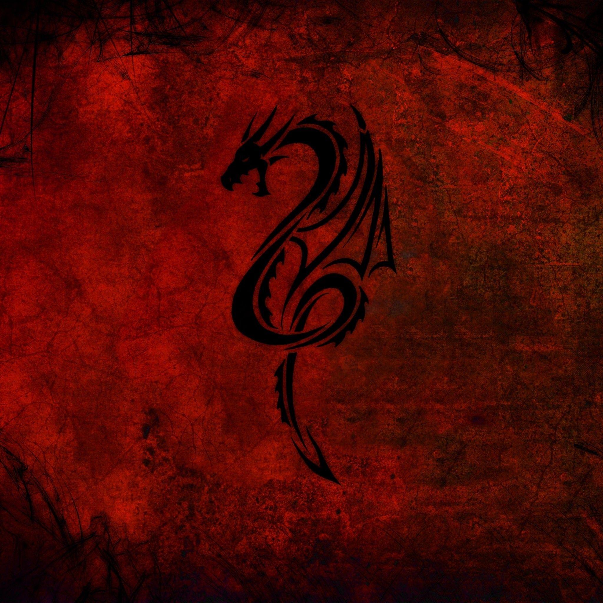 2048x2048 Red Wings Wallpaper
