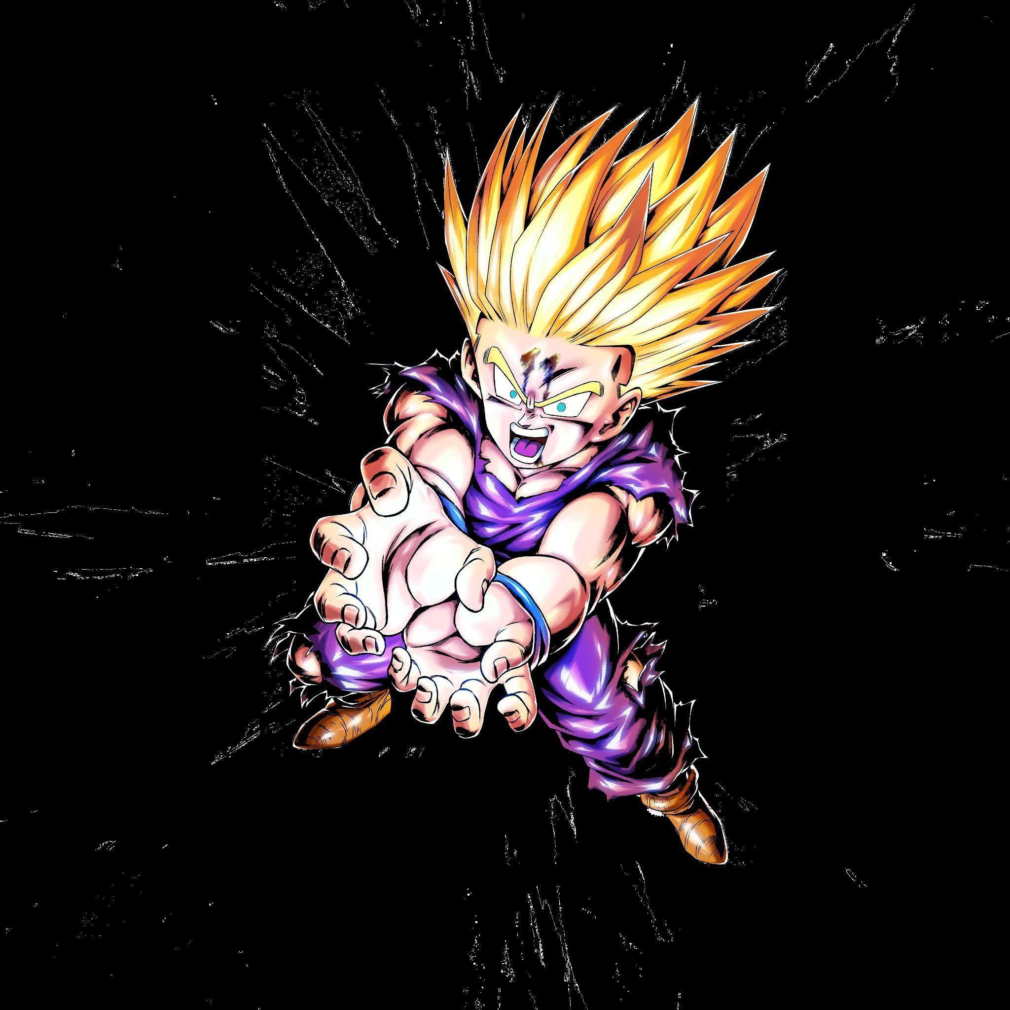 2048x2048 Gohan ssj2 Amoled Wallpaper (2048x2048)