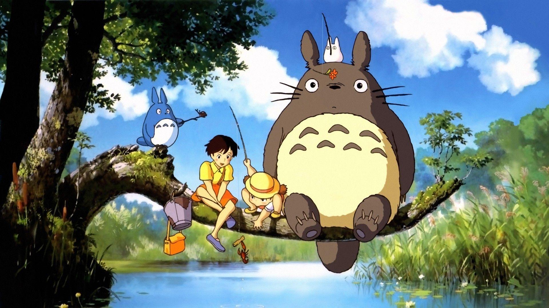 1920x1080 My Neighbor Totoro, Totoro, Studio Ghibli, Lâu đài di chuyển của hú