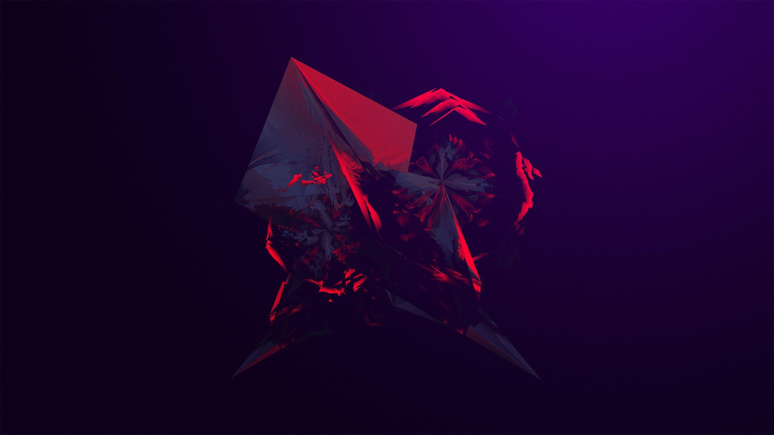 2560x1440 minimalism, Facets, Justin Maller HD Wallpaper / Desktop and Mobile