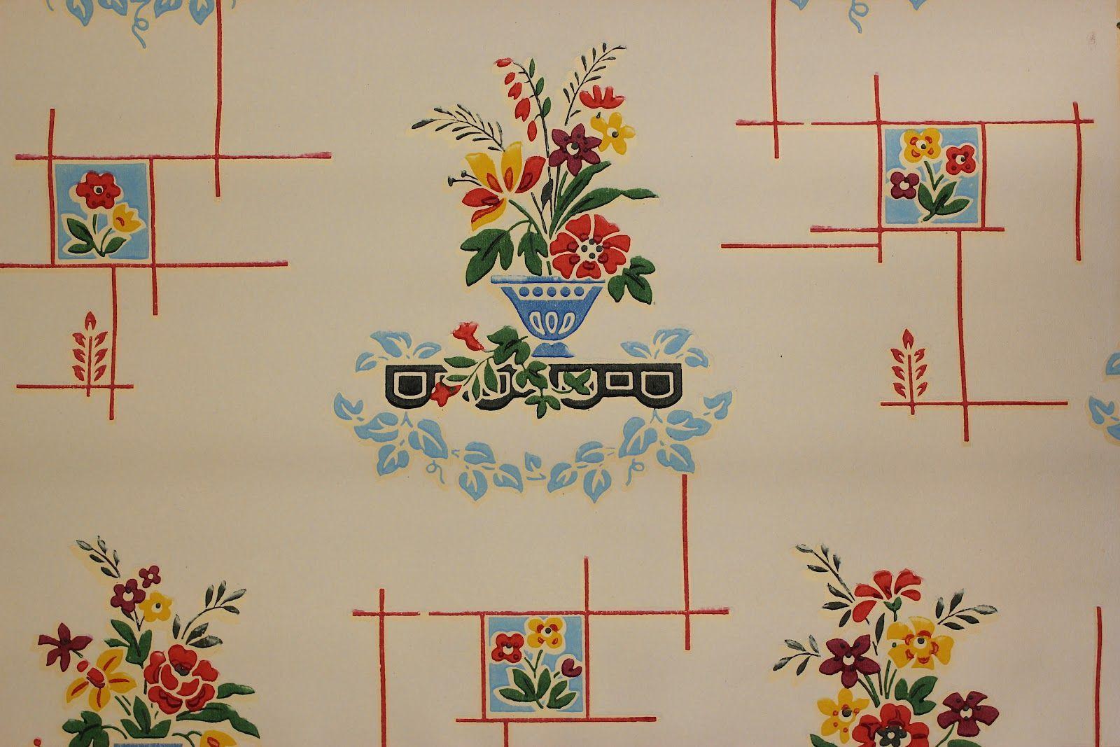 1600x1067 Vintage Flocked Wallpaper