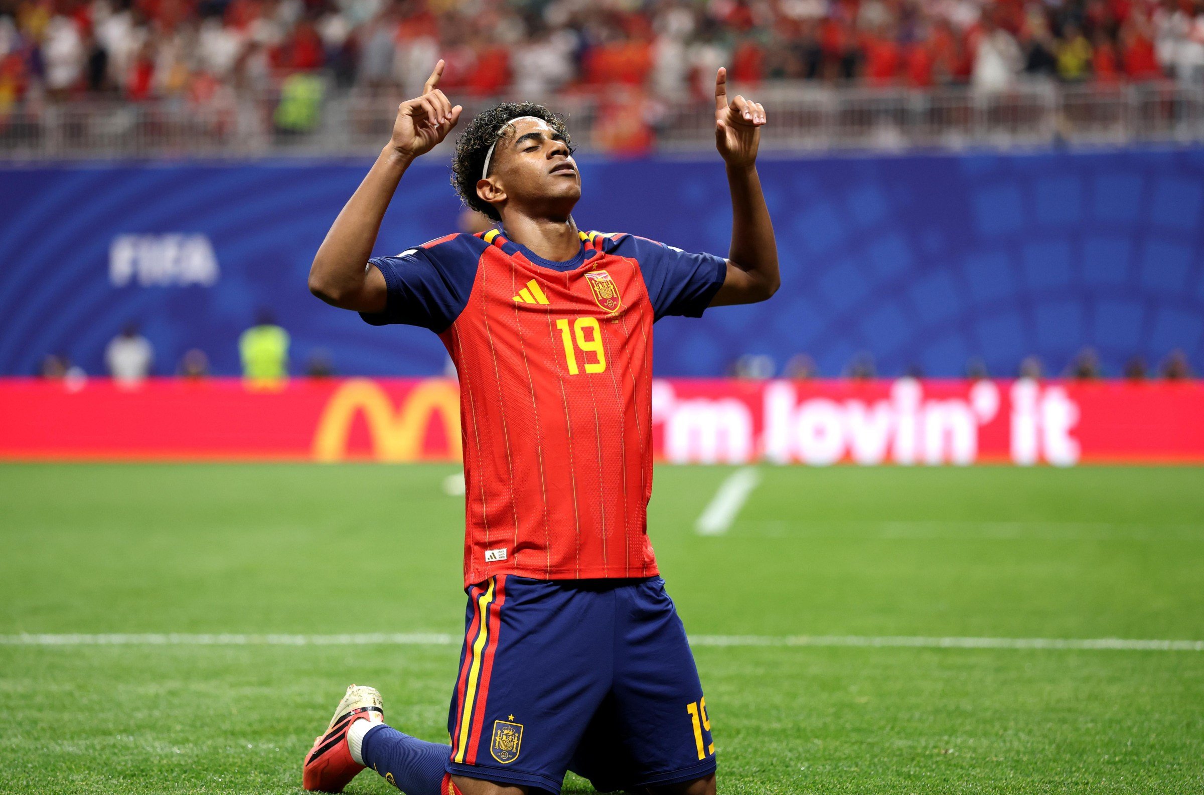 2400x1585 Dream come true' star Lamine Yamal reacts to scoring first World Cup goal in Spain win
