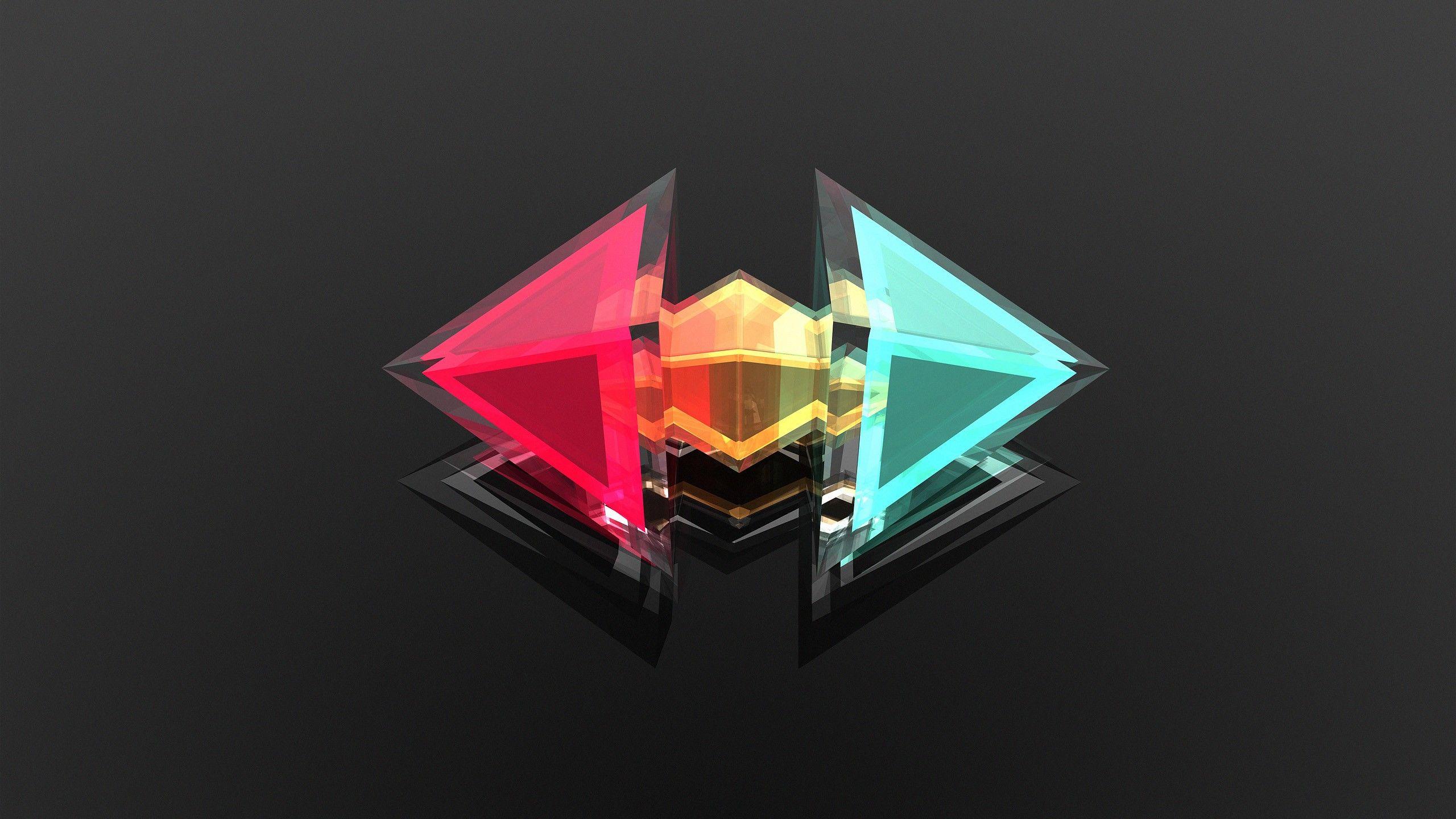 2560x1440 Justin Maller, abstract, Facets (2560x1440px)