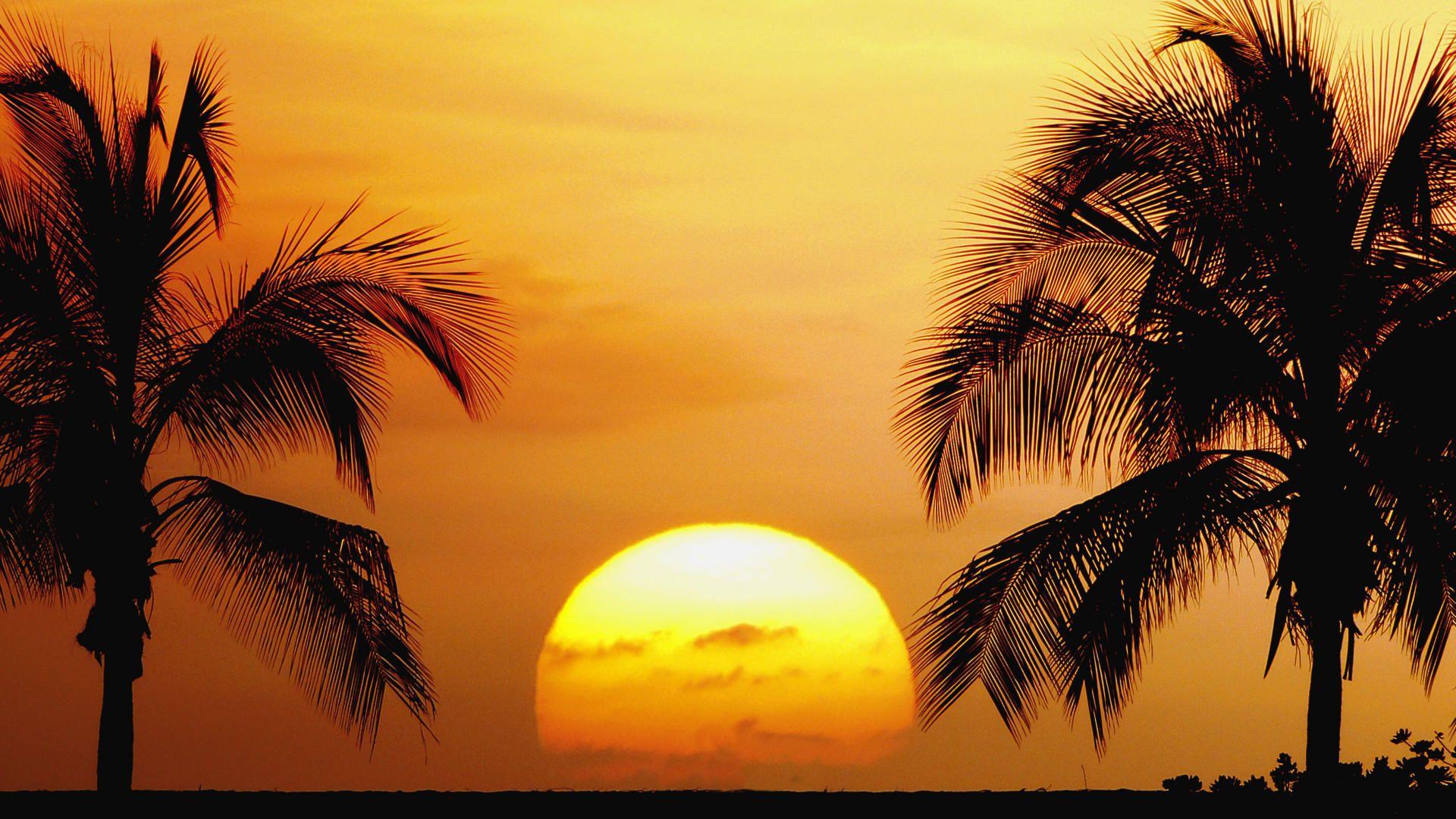 1920x1080 Hawaiian Sunset HD Wallpaper
