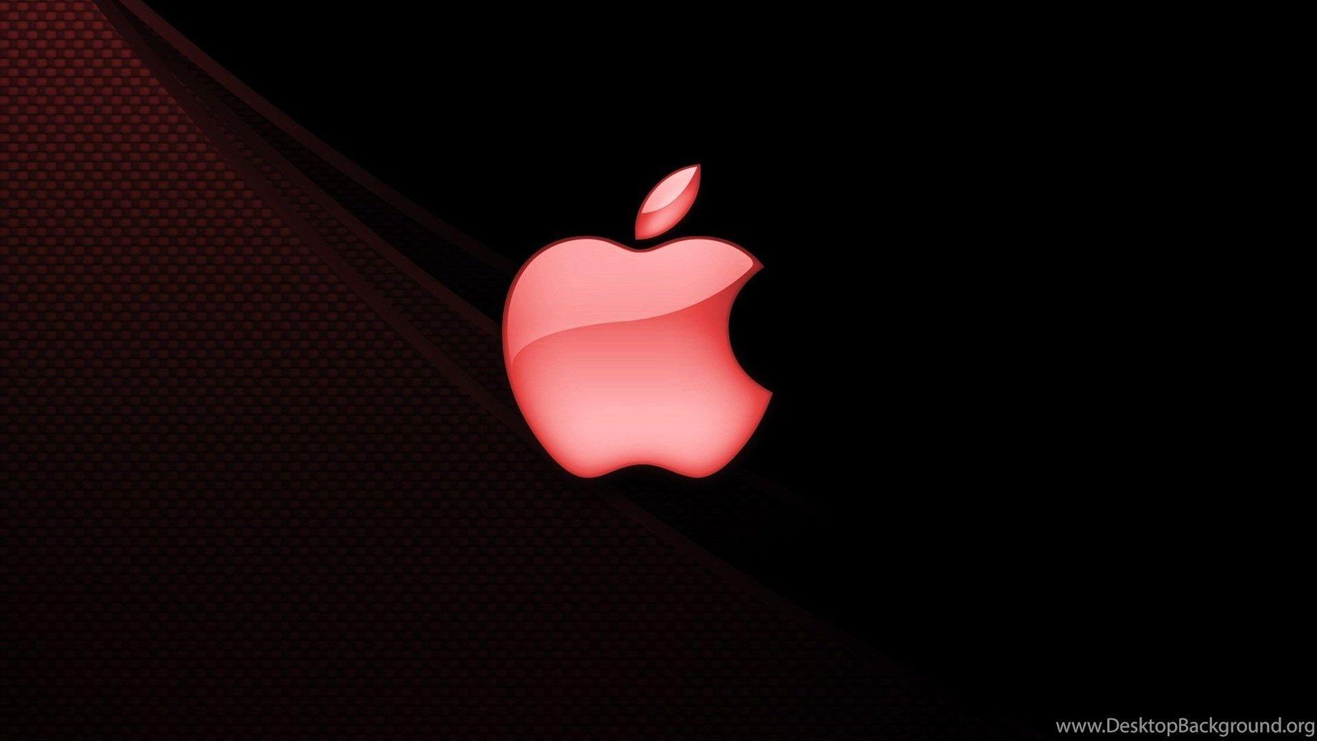 1920x1080 Black And Red Apple Wallpaper Desktop Background