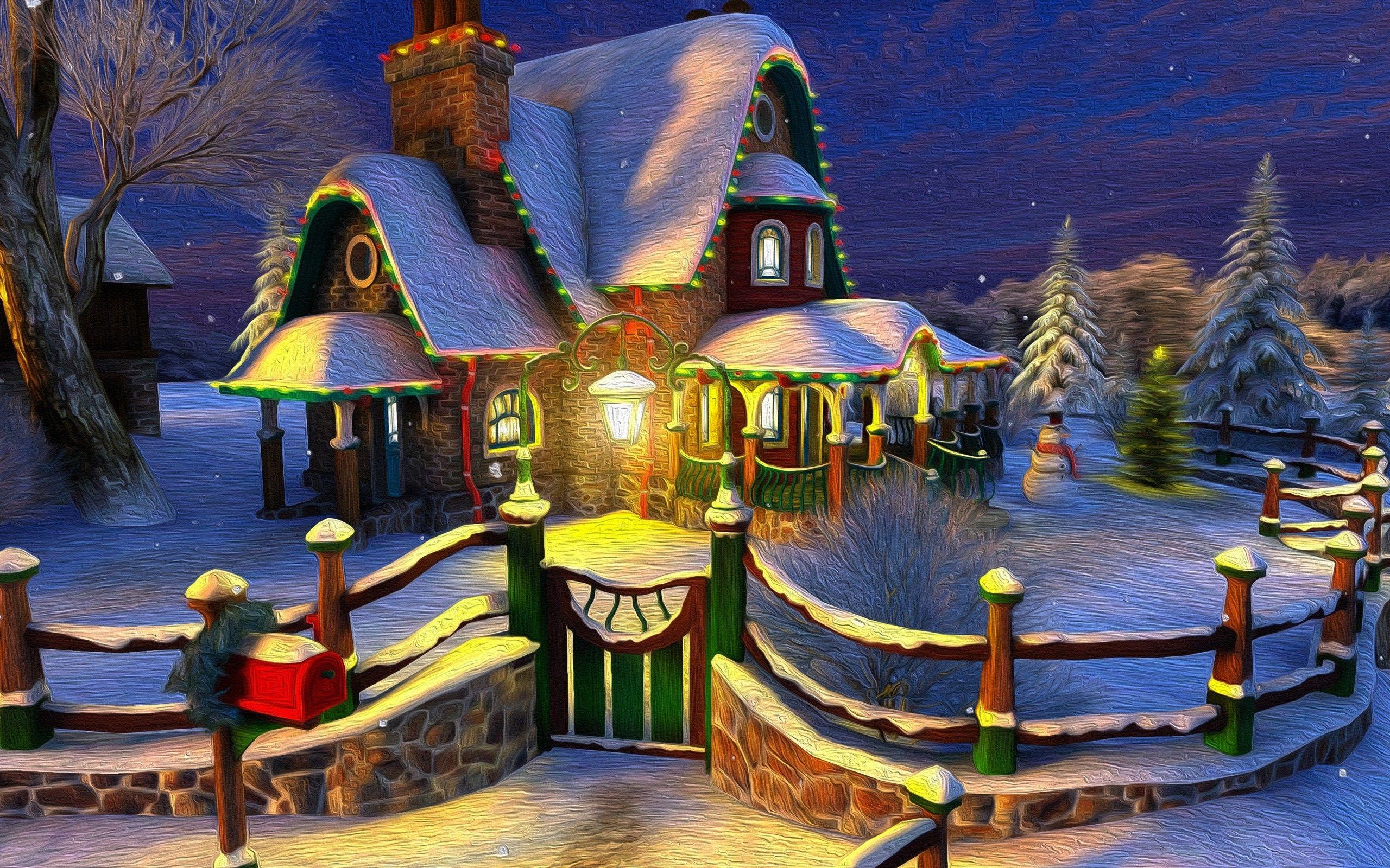 cozy holiday fireplace screensaver