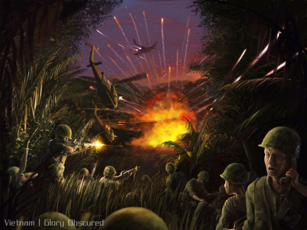 1024x768 Vietnam War Wallpaper