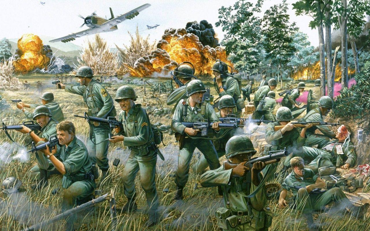 1280x800 Combat Wallpaper from Vietnam. Vietnam