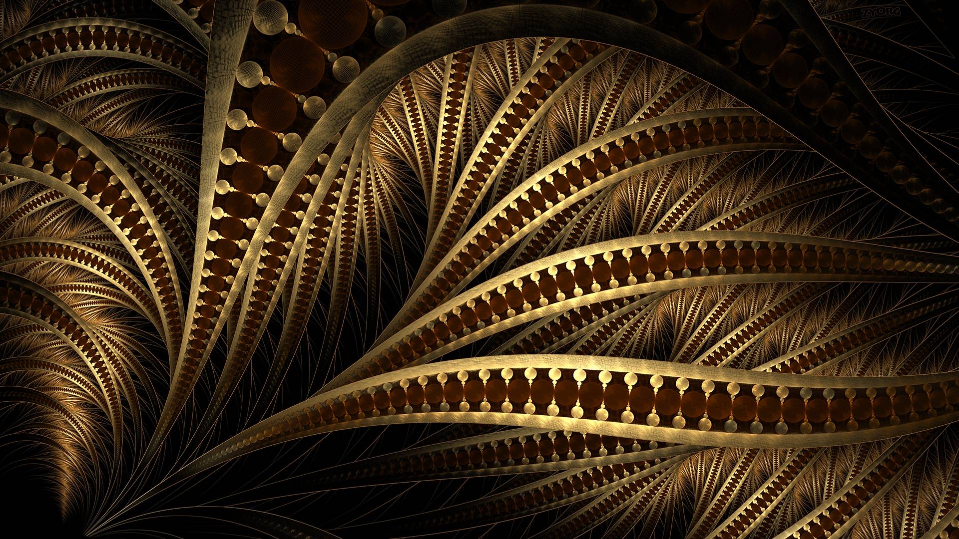 1920x1080 3D Fractal Wallpaper