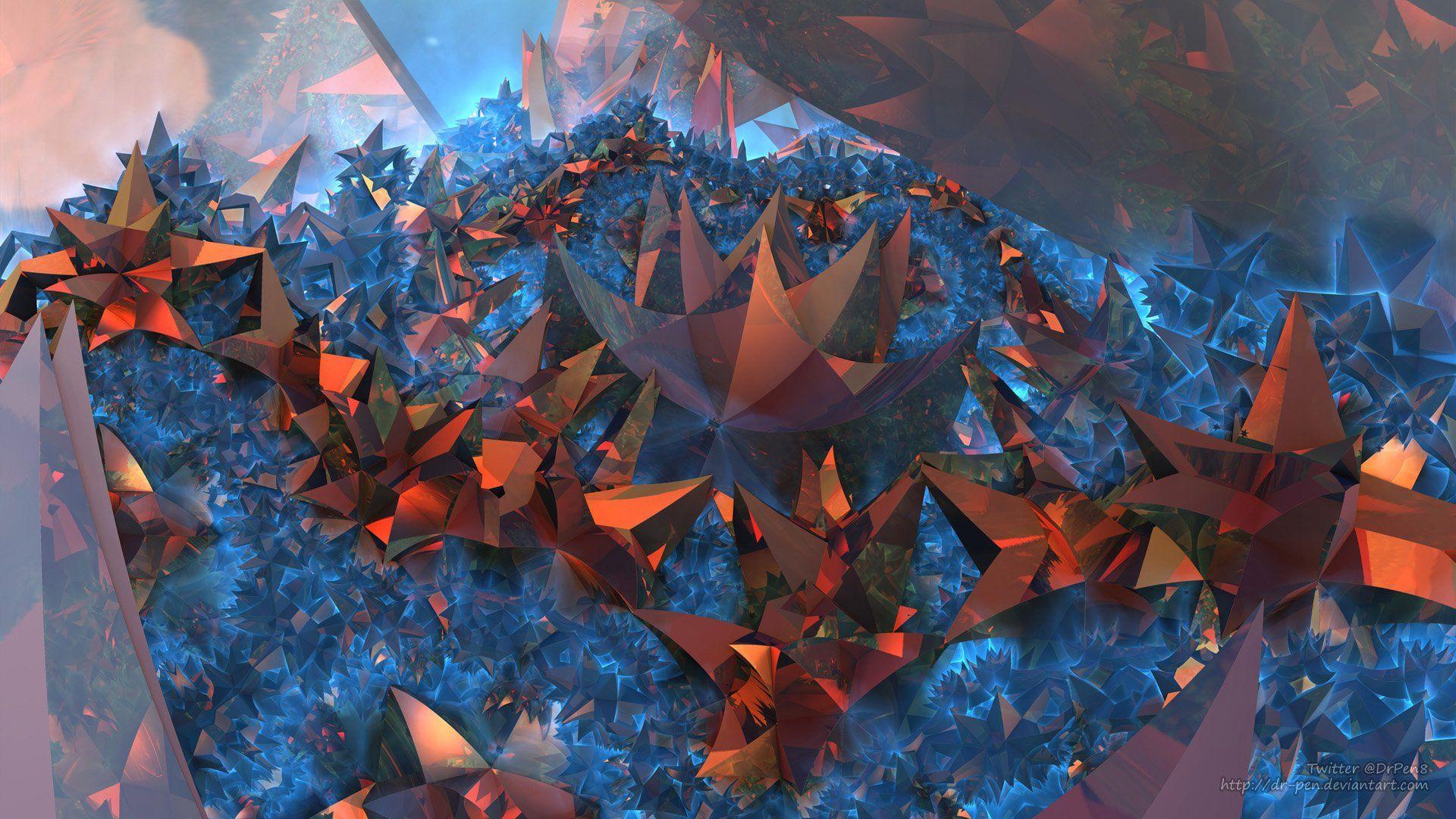 1920x1080 Starfield Fractal Art HD Wallpaper