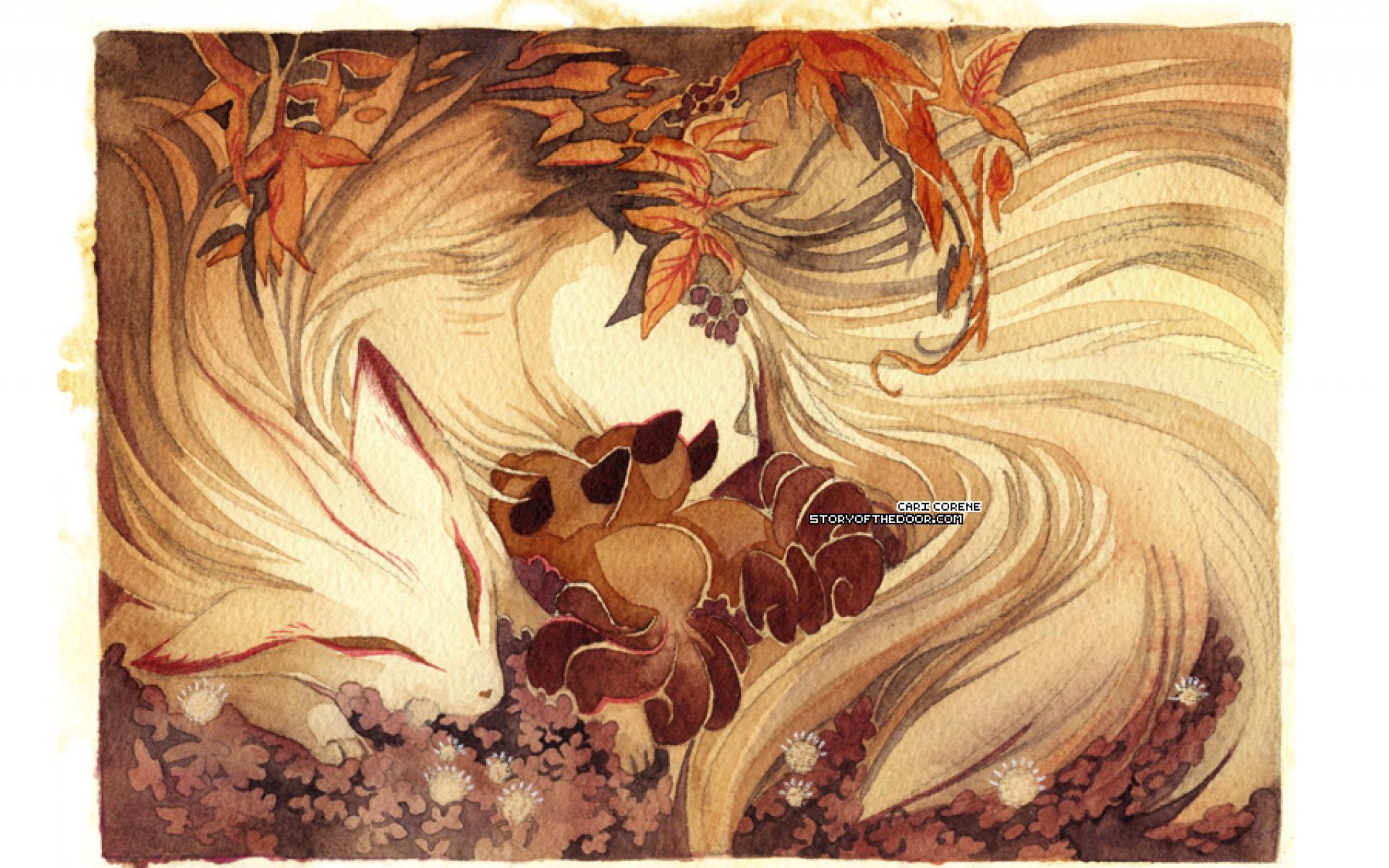 1920x1200 pokemon vulpix ninetails
