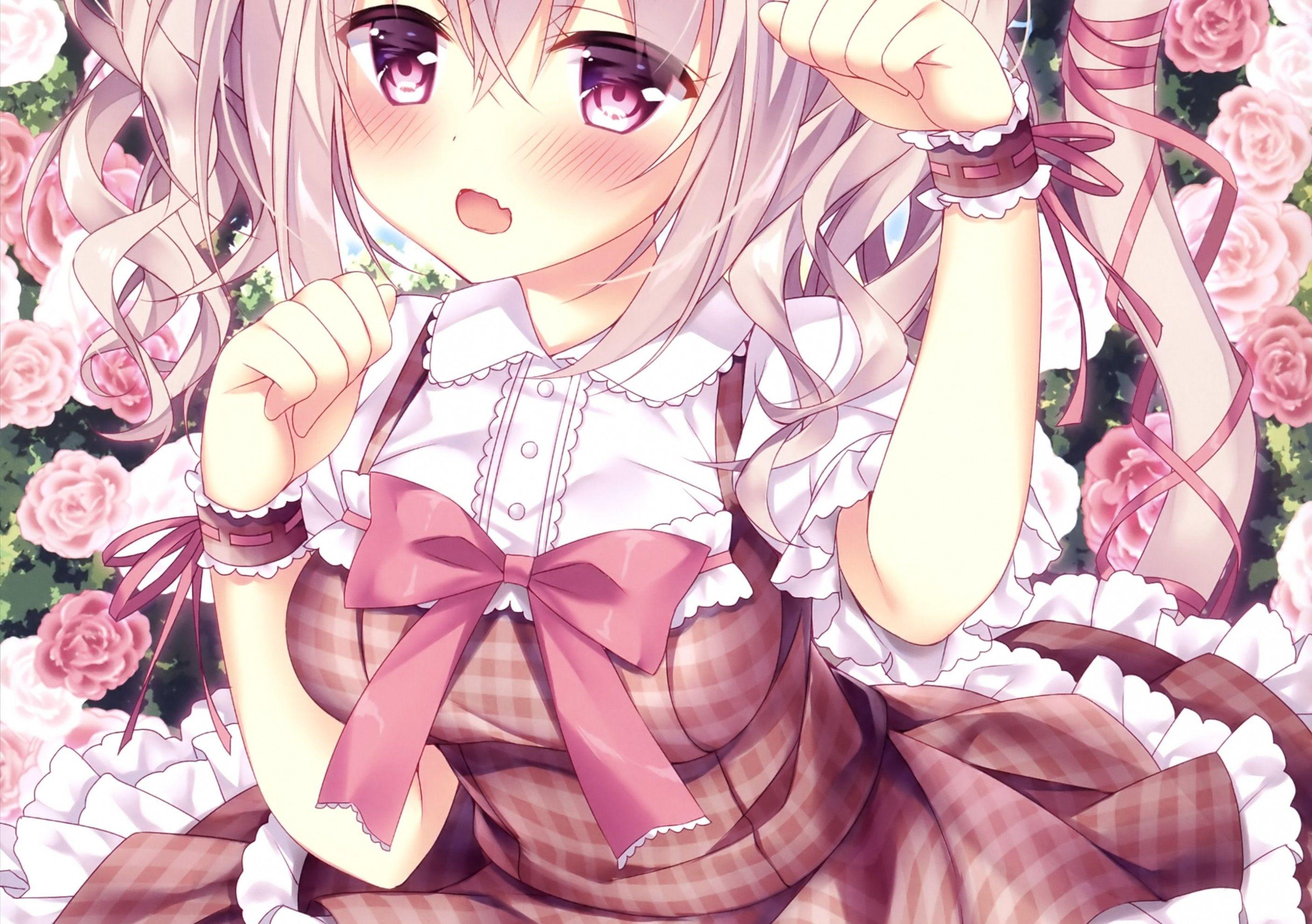 2812x1982 Download 2812x1982 Anime Cat Girl, Loli, Ribbon, Cute, Animal Ears
