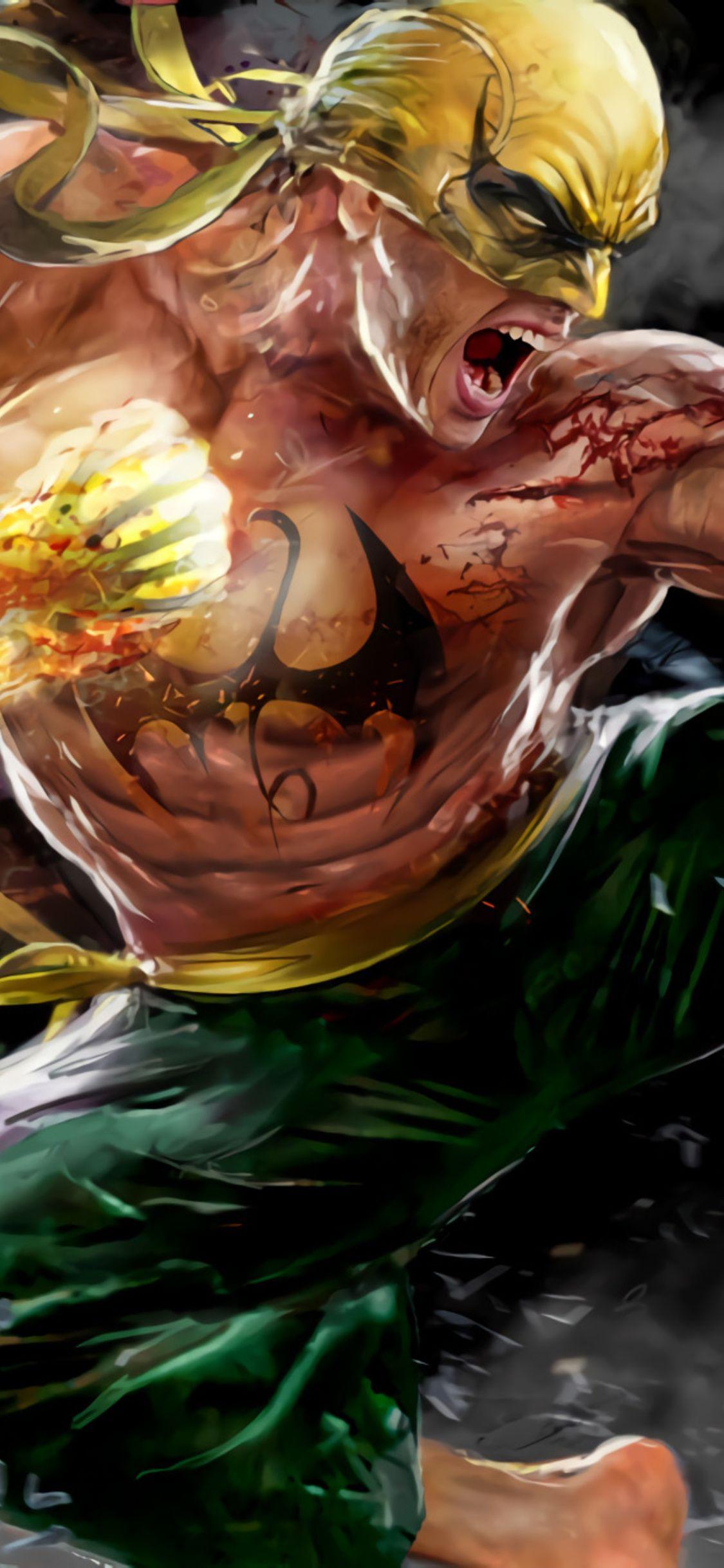 1125x2436 Iron Fist Artwork iPhone XS, iPhone iPhone X HD 4k Wallpaper, Image, Background, Photo and Picture