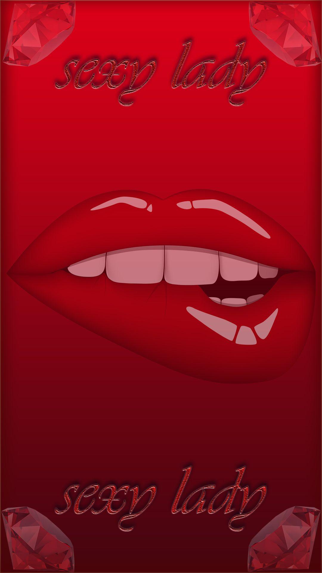1080x1920 Red Lady iPhone 6S Plus Wallpaper