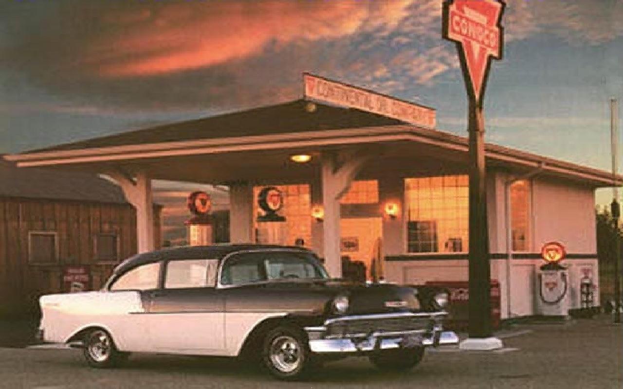 1280x800 Download Old time photo 56 chevy wallpaper for your mobile