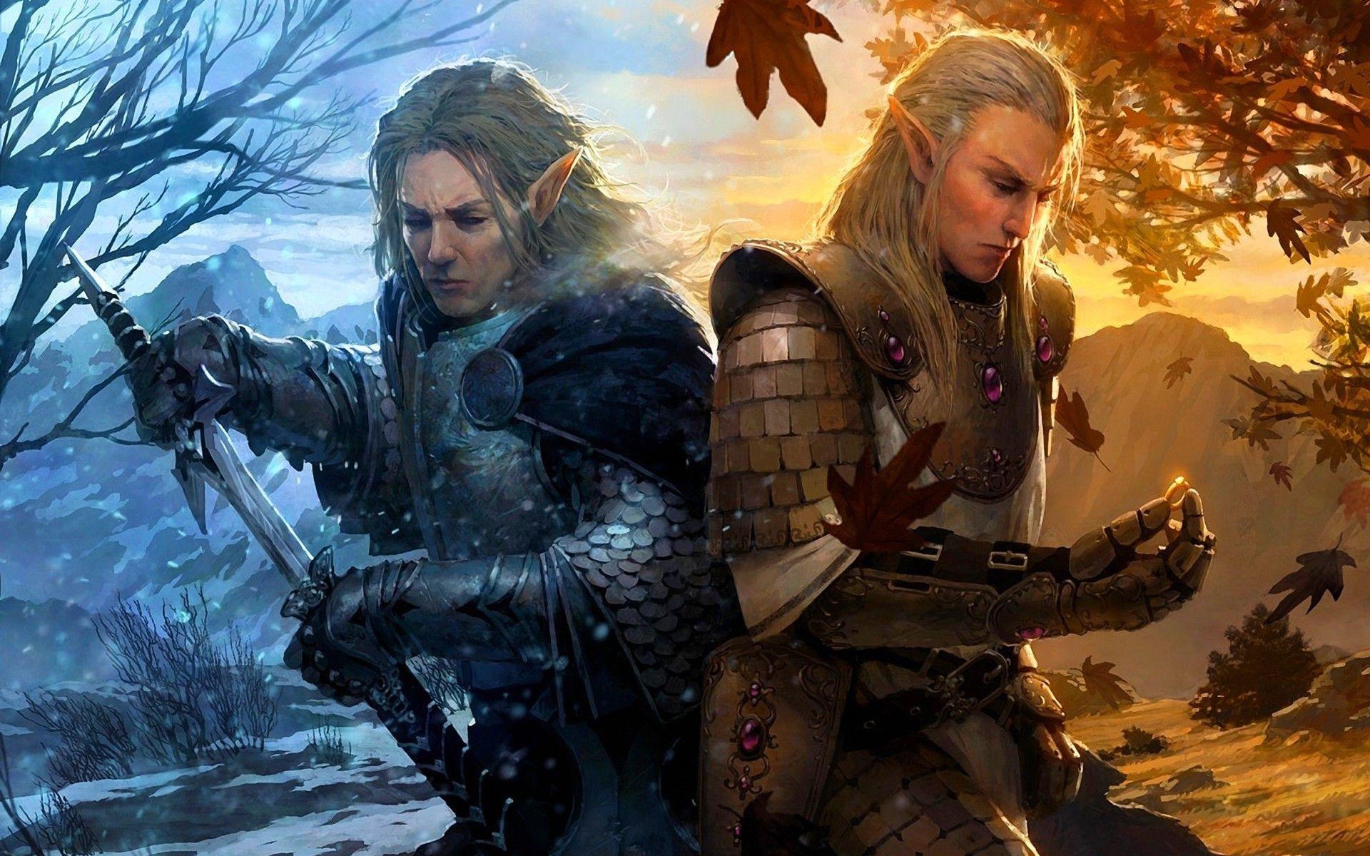 1920x1200 Snow Elves Wallpaper. Snow Wallpaper