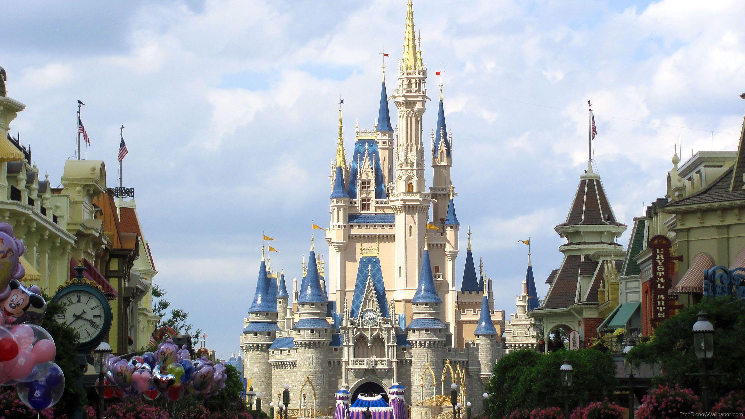 2560x1440 Disney Castle Wallpaper