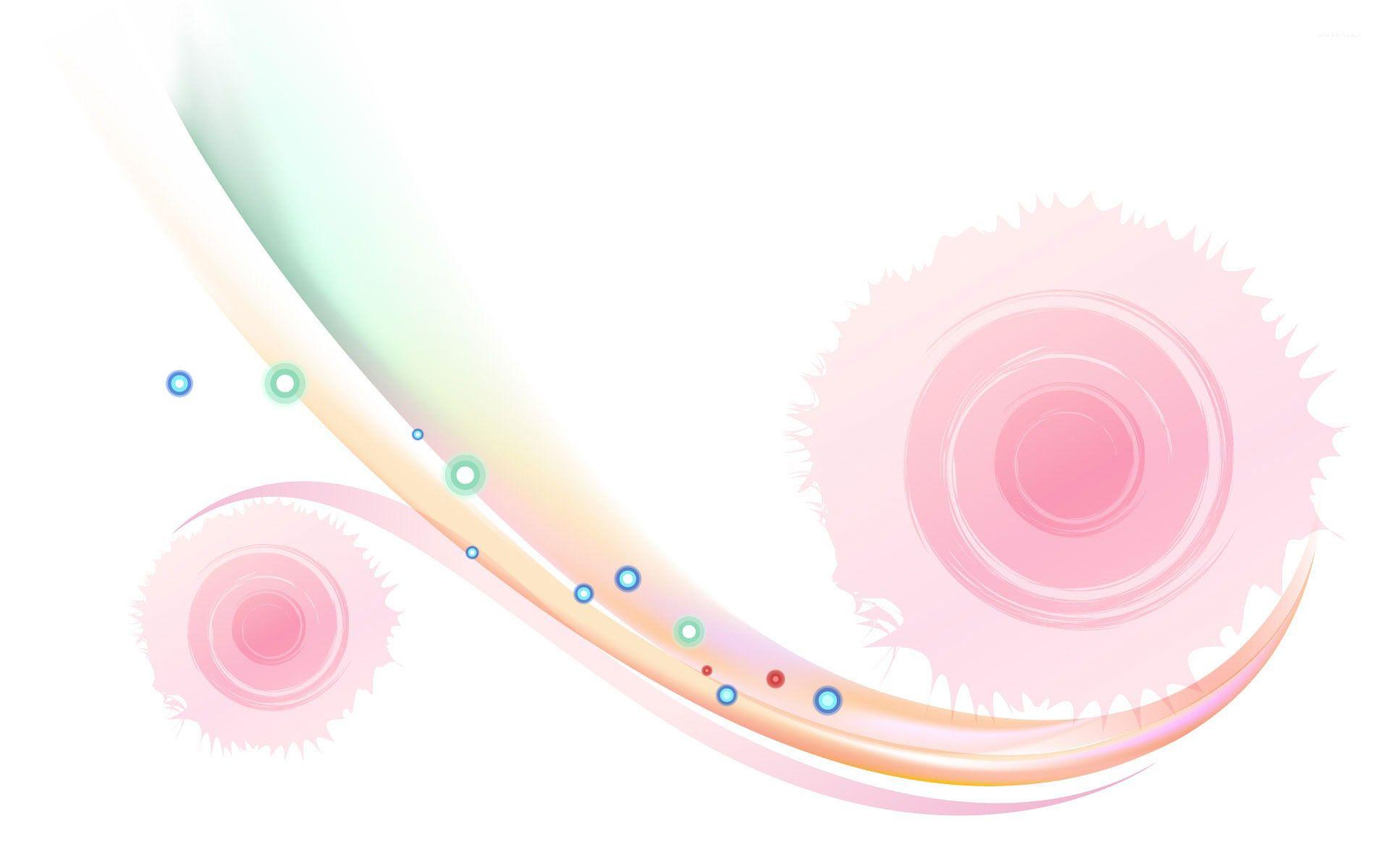 1920x1200 Colorful pastel circles on curves wallpaper wallpaper
