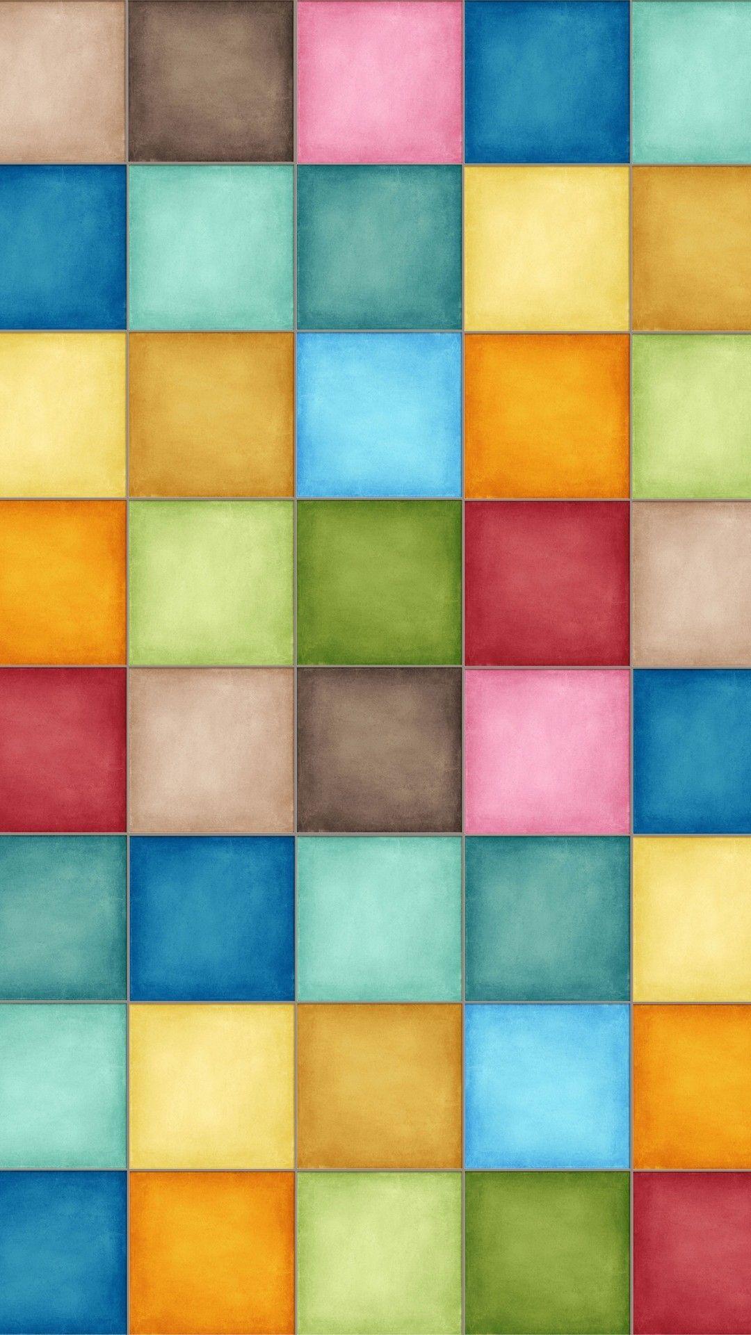 1080x1920 Pastel squares iPhone HD Wallpaper