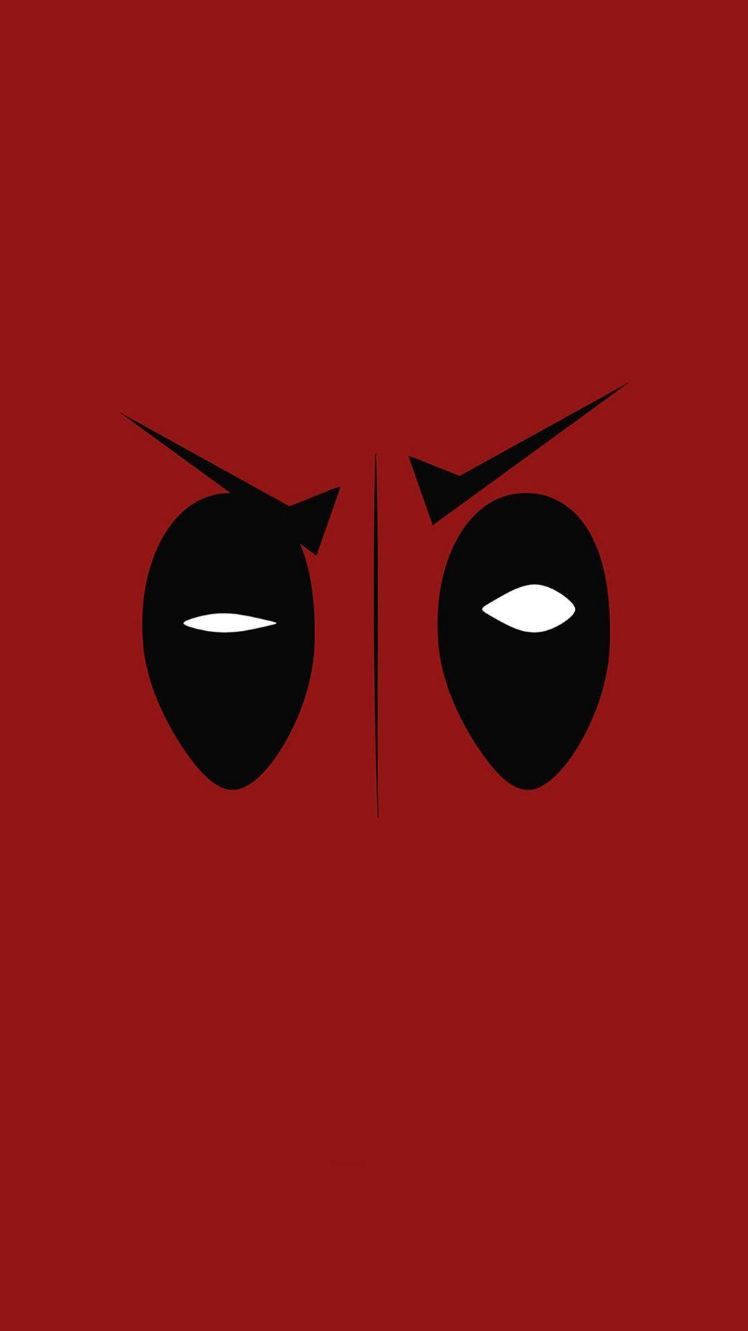 1080x1920 Deadpool Hero Eye Logo Art Film #iPhone #wallpaper. iPhone 8