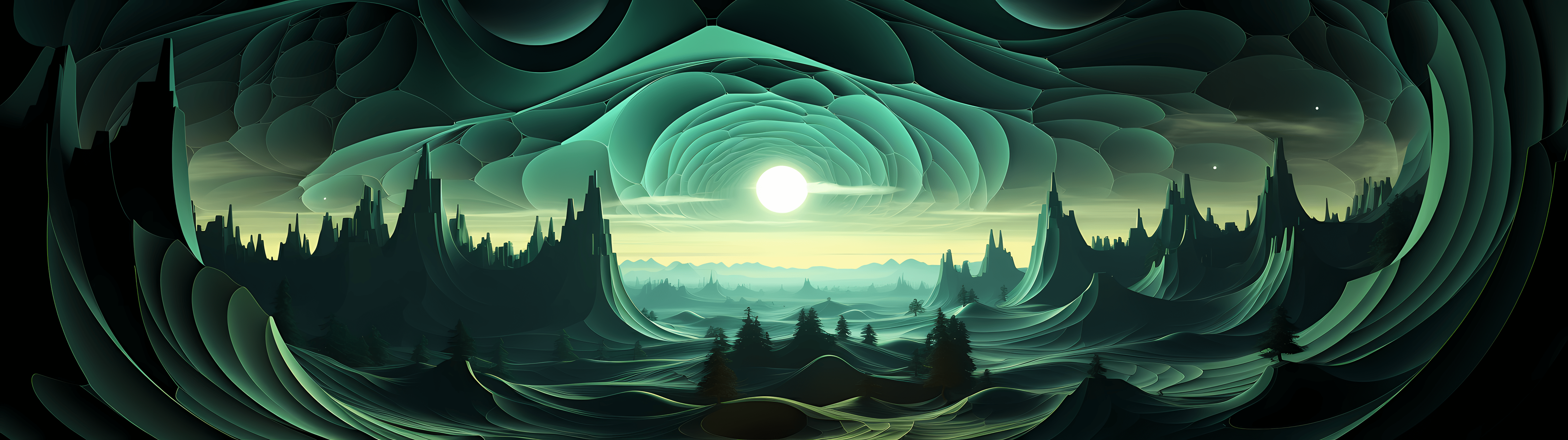 5120x1440 Green! {AI} [5120X1440]