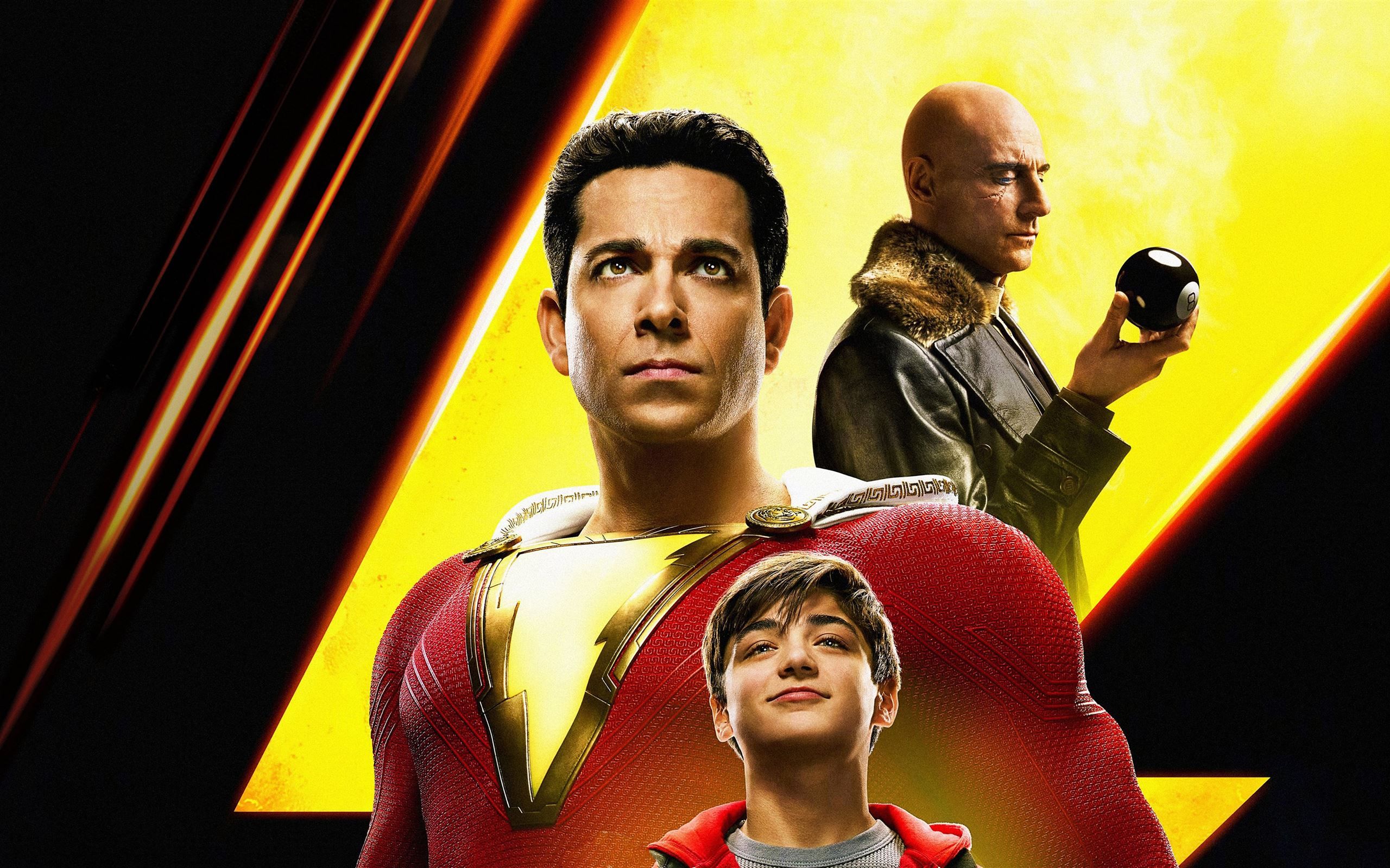 2560x1600 shazam movie international poster 5k MacBook Air Wallpaper Download