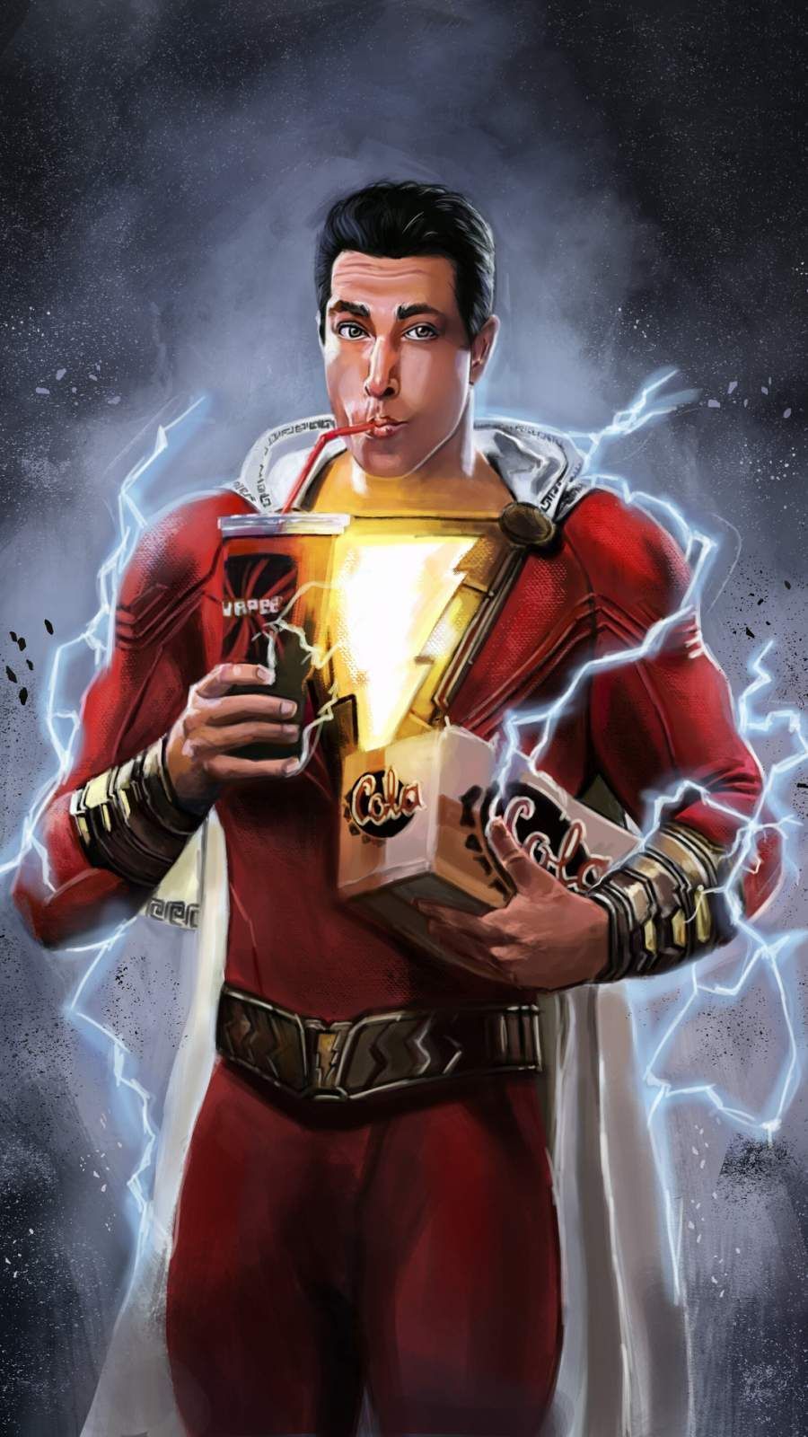 900x1600 Shazam Movie iPhone Wallpaper