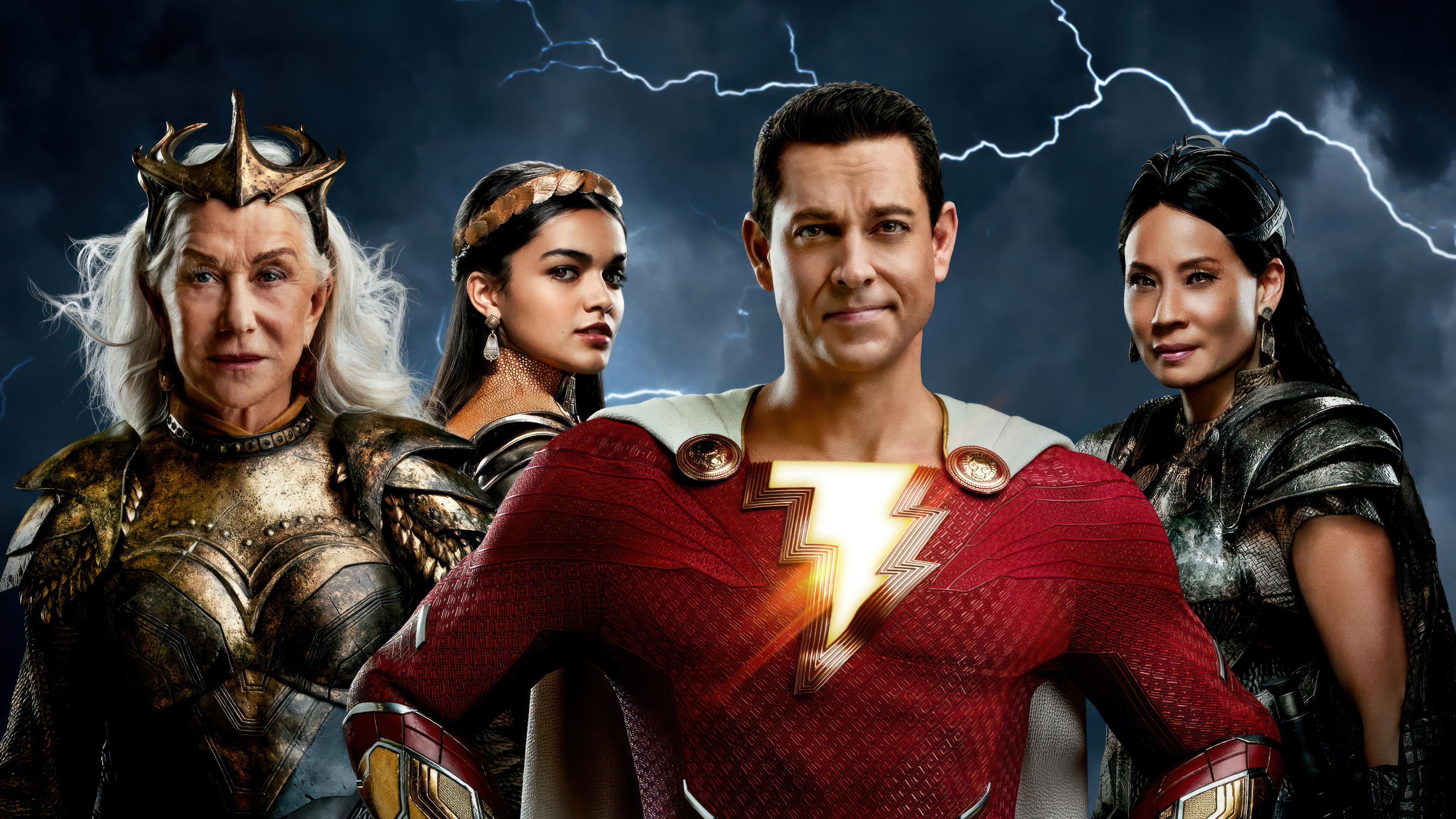 3840x2160 Shazam! Fury of Gods Poster Shazam Wallpaper 4K HD PC j