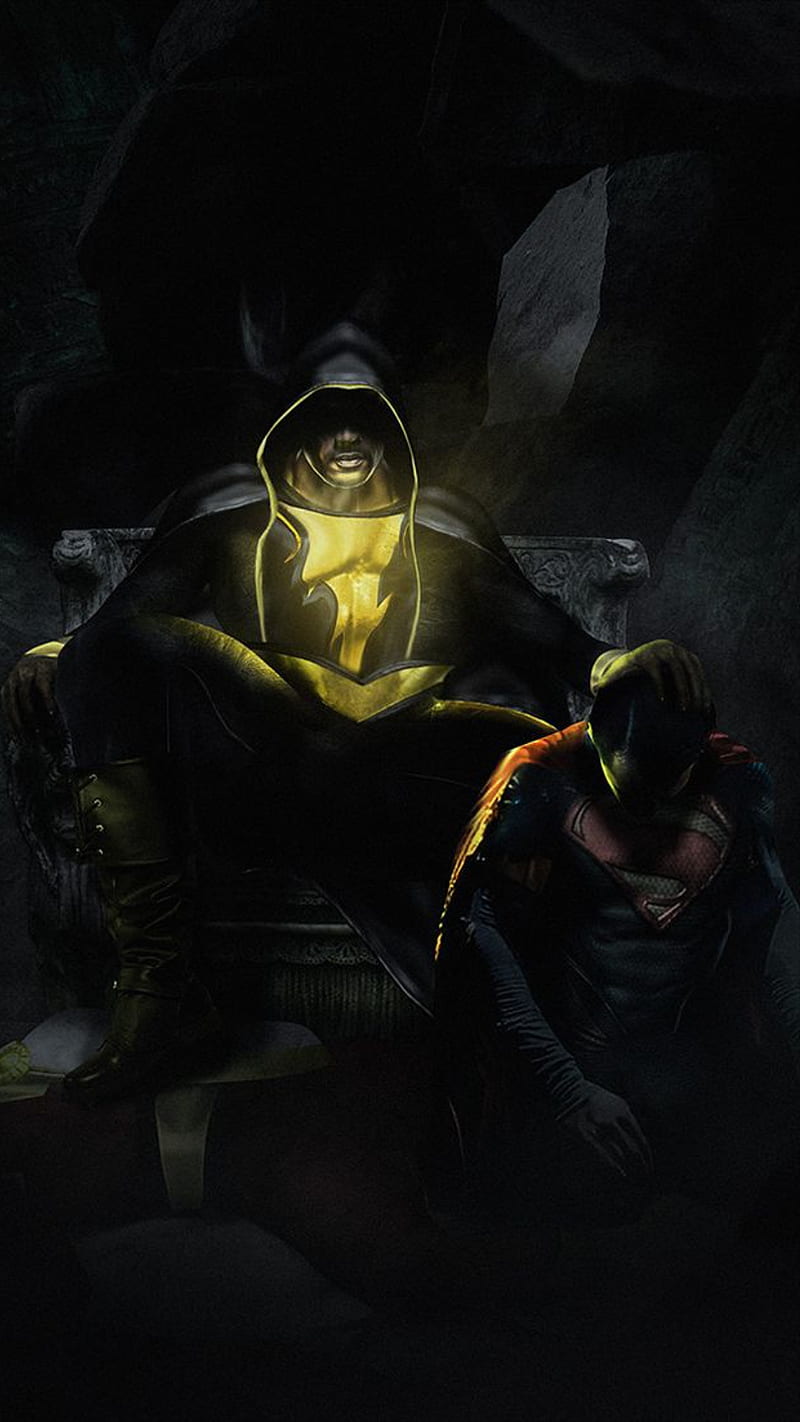 800x1422 Shazam, black adam, dwayne johnson, film, movie, superman, thunder, HD phone wallpaper
