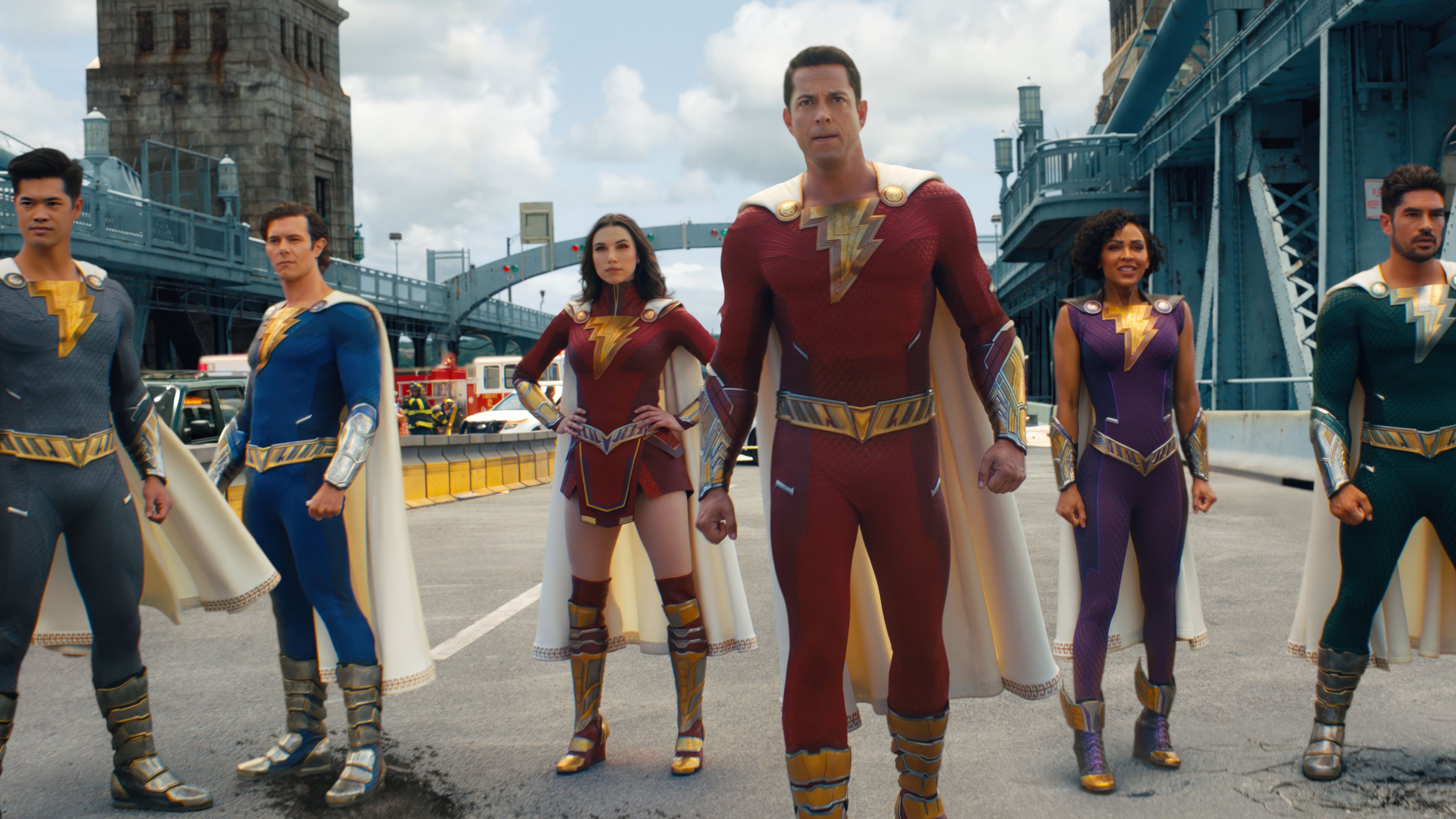 3840x2160 Shazam 2 Fury of Gods Shazam Family Wallpaper 4K HD PC j