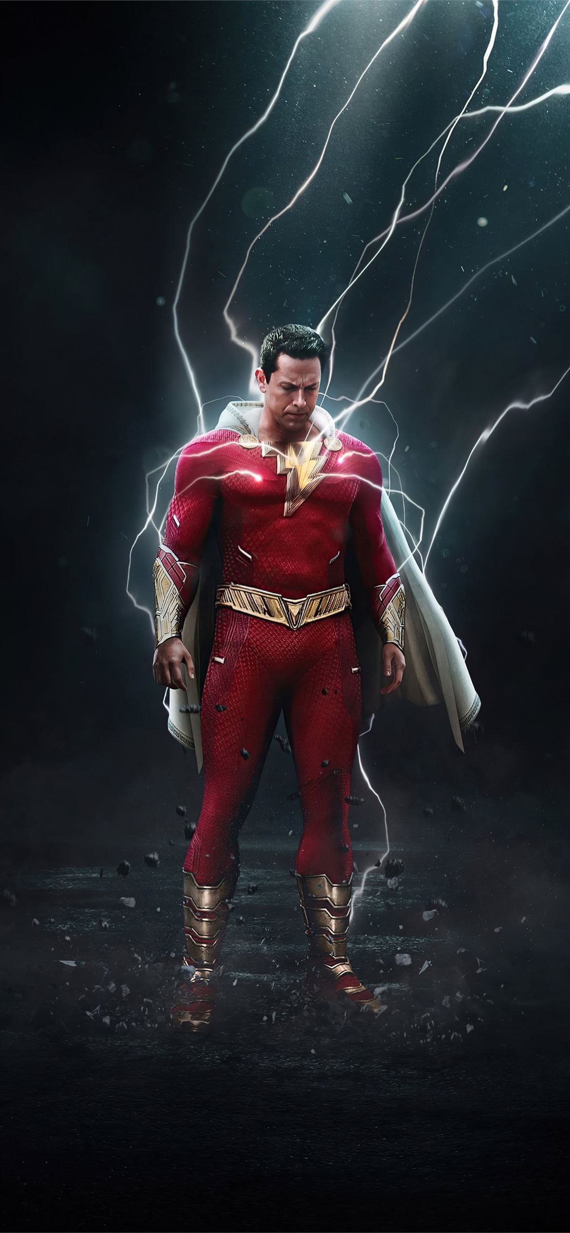 1170x2532 shazam fury of the gods iPhone 12 Wallpaper Free Download