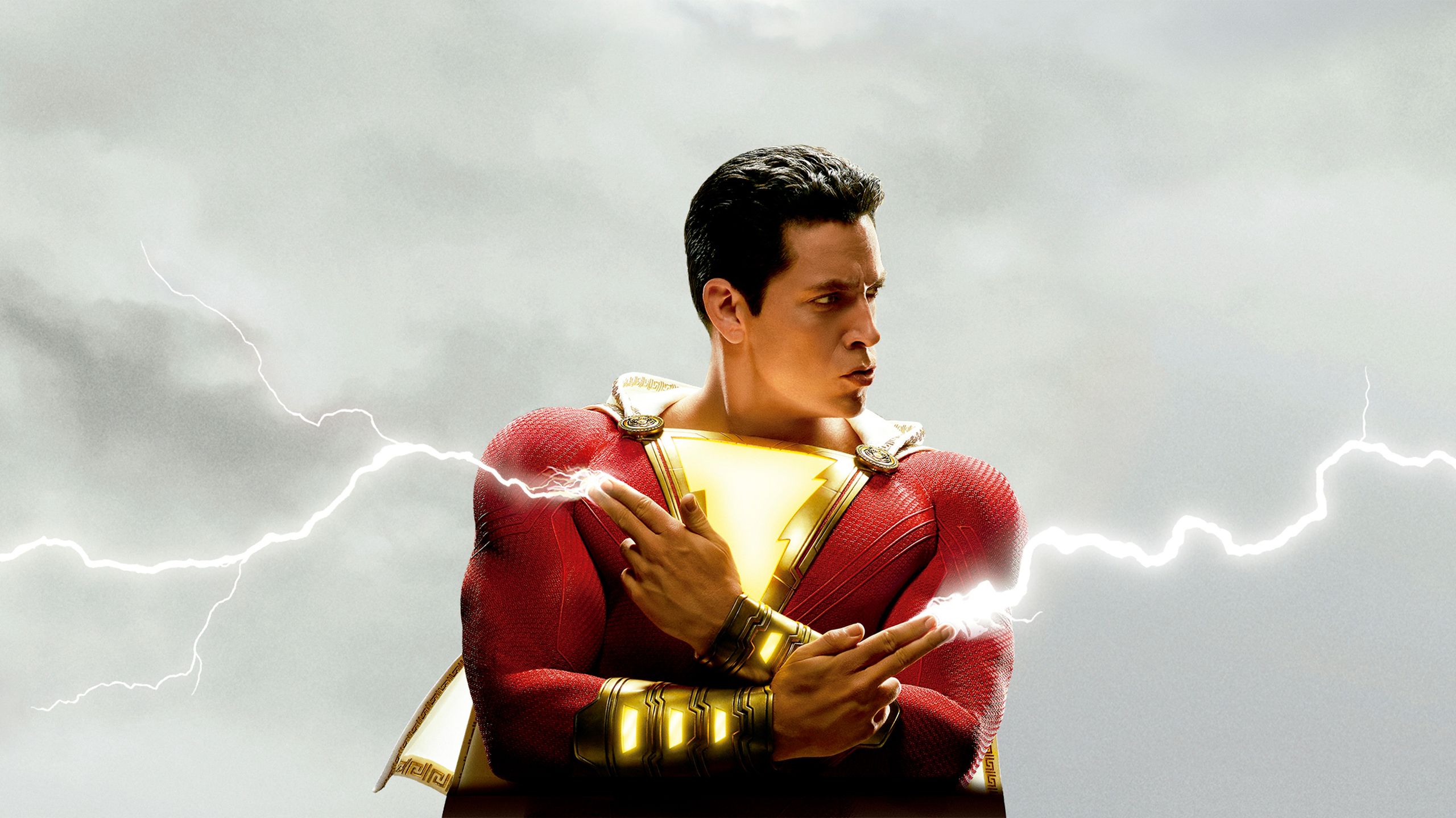 2560x1440 Phone wallpaper: Shazam (Movie), Shazam!, Movie, Dc Comics, Justice League, Shazam (Dc Comics), Zachary Levi 1506671