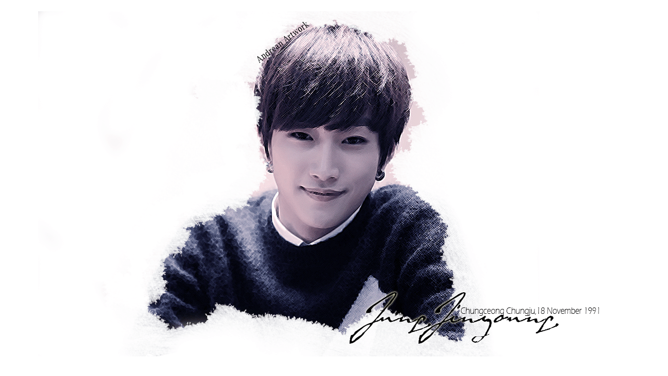 1366x768 Dekstop Wallpaper Jinyoung B1A4 “Purple In Love”. skydust