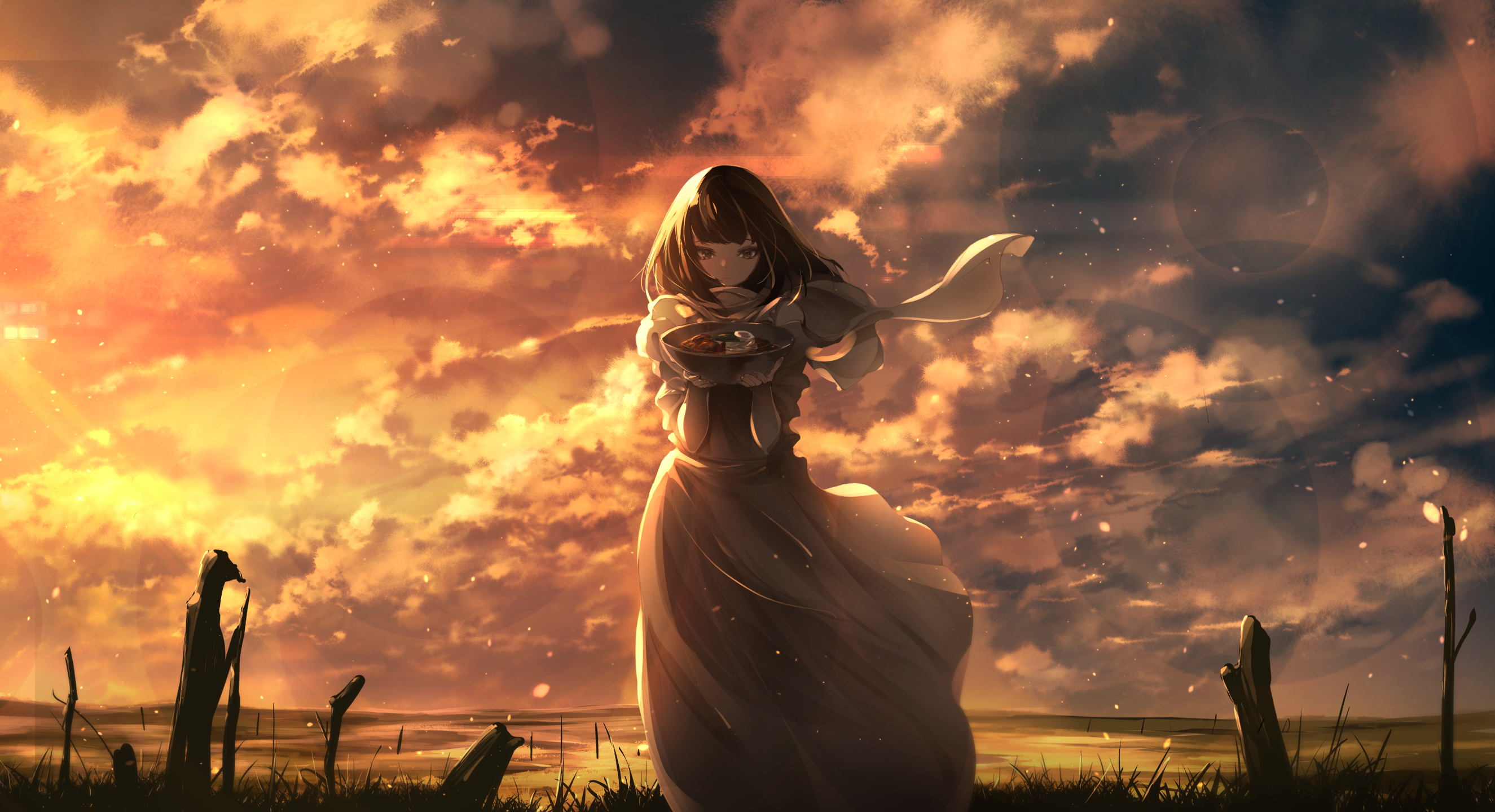 2650x1440 Long Hair Anime Girl Wallpaper, HD Anime 4K Wallpaper, Image and Background