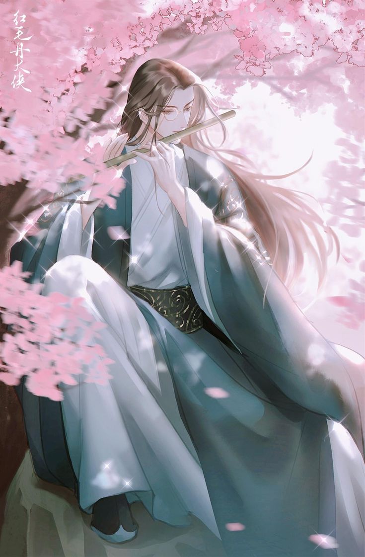 735x1121 Long hair anime guys ideas. manga boy, yiling patriarch official art, wei wuxian wallpaper