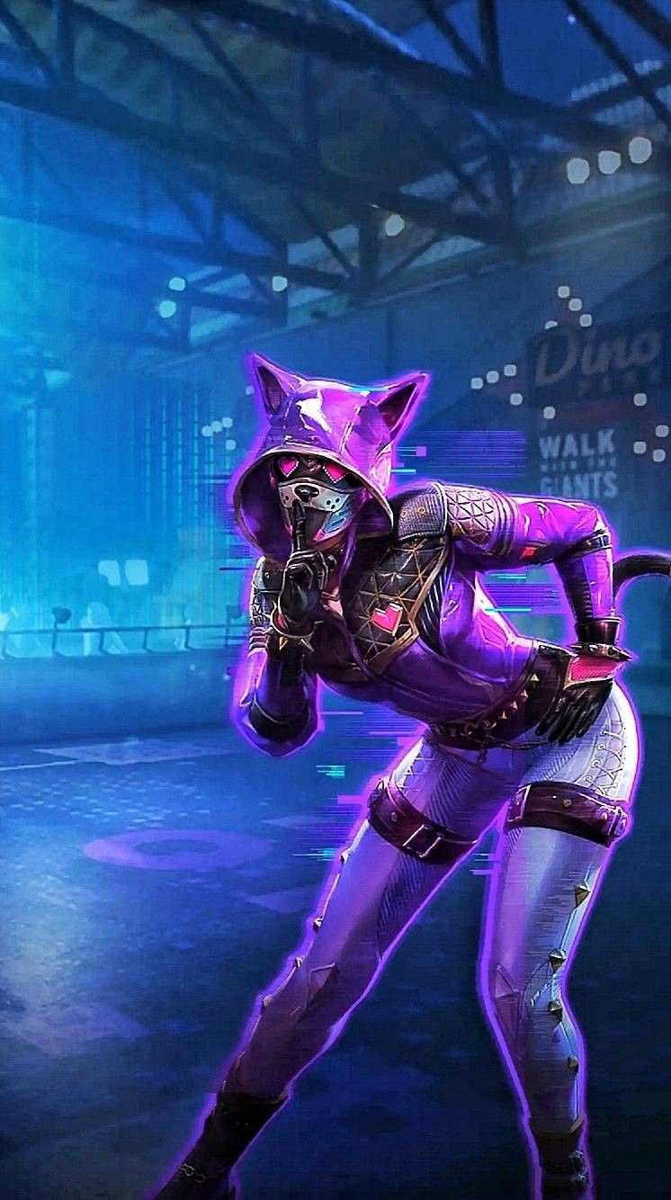 746x1334 PUBG Joker Set Wallpaper