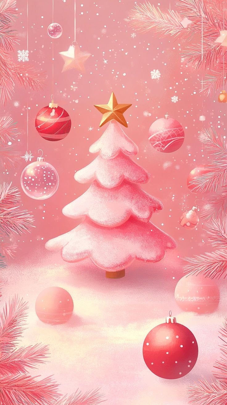 736x1313 Winter Wonderland Christmas Wallpaper for iPhone