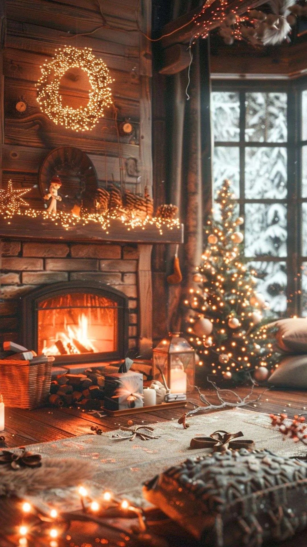 1080x1920 Merry & Bright Phone Wallpaper Christmas Image to Download to Deck Your Screen Jade Design