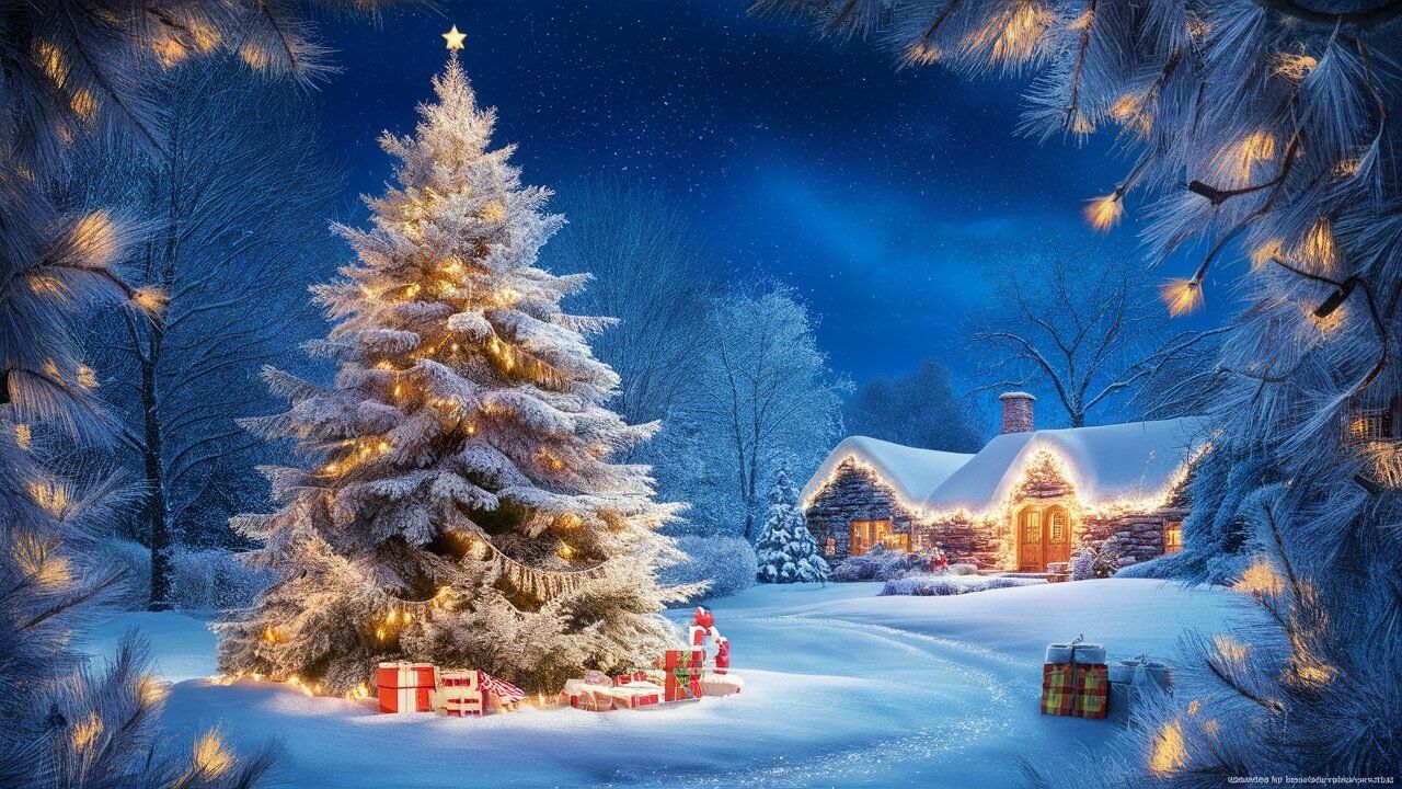 1280x720 Festive Christmas Wallpaper Ideas To Brighten Up Your Holidays