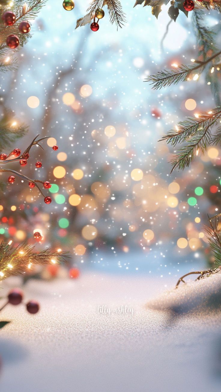 736x1308 Aesthetic Holiday Phone Wallpaper. Free Christmas Background