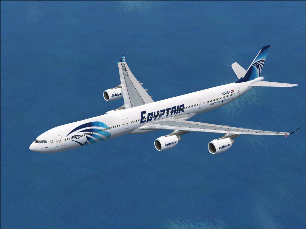 1024x768 EgyptAir Airbus A340 600