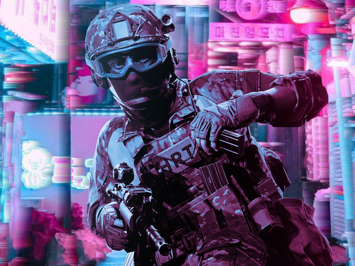 1152x864 Soldier from the computer game Ready Or Not Desktop wallpaper 1152x864